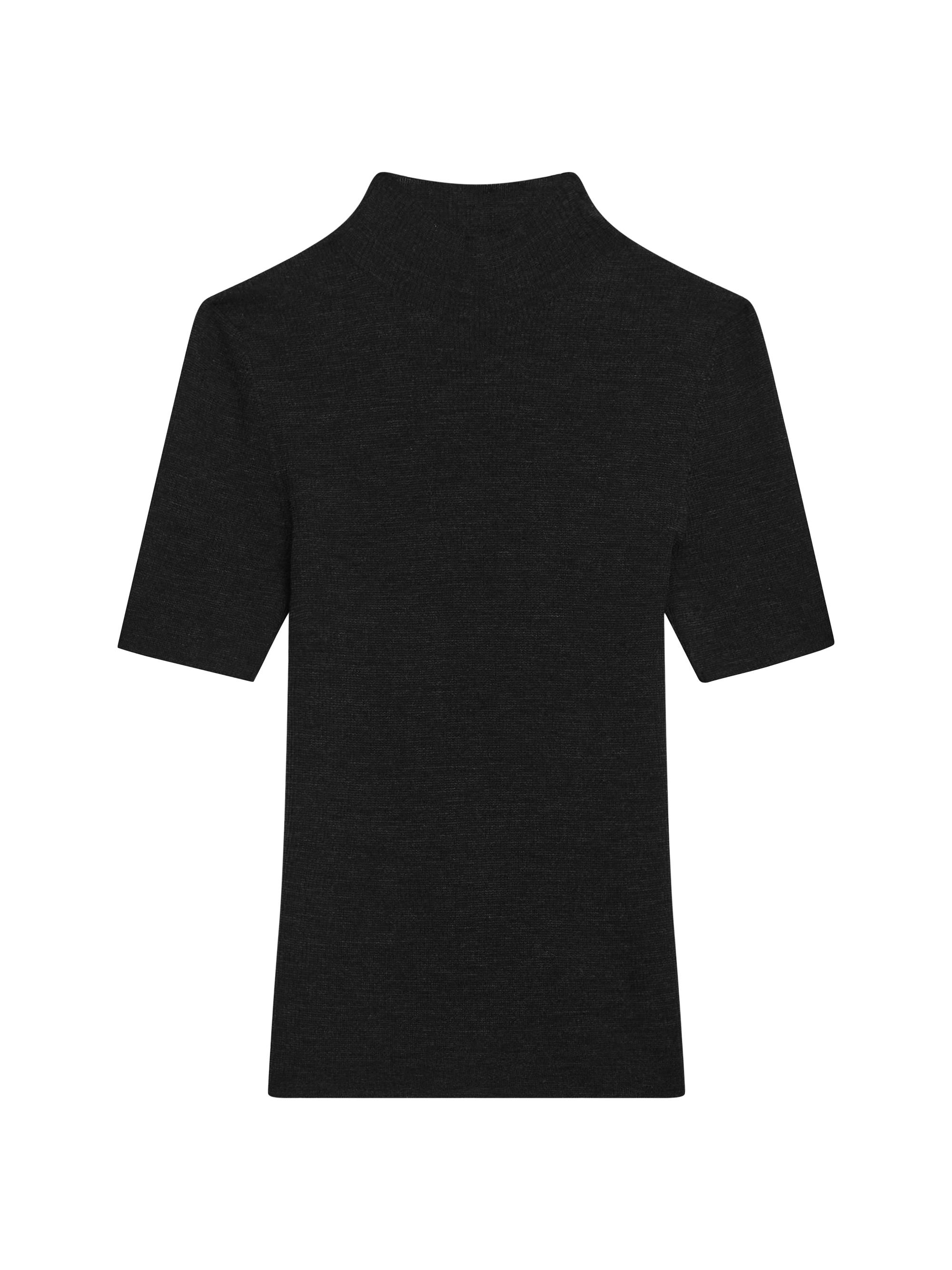 Theory Cashmere Knit Crop T-Shirt | Saks Fifth Avenue