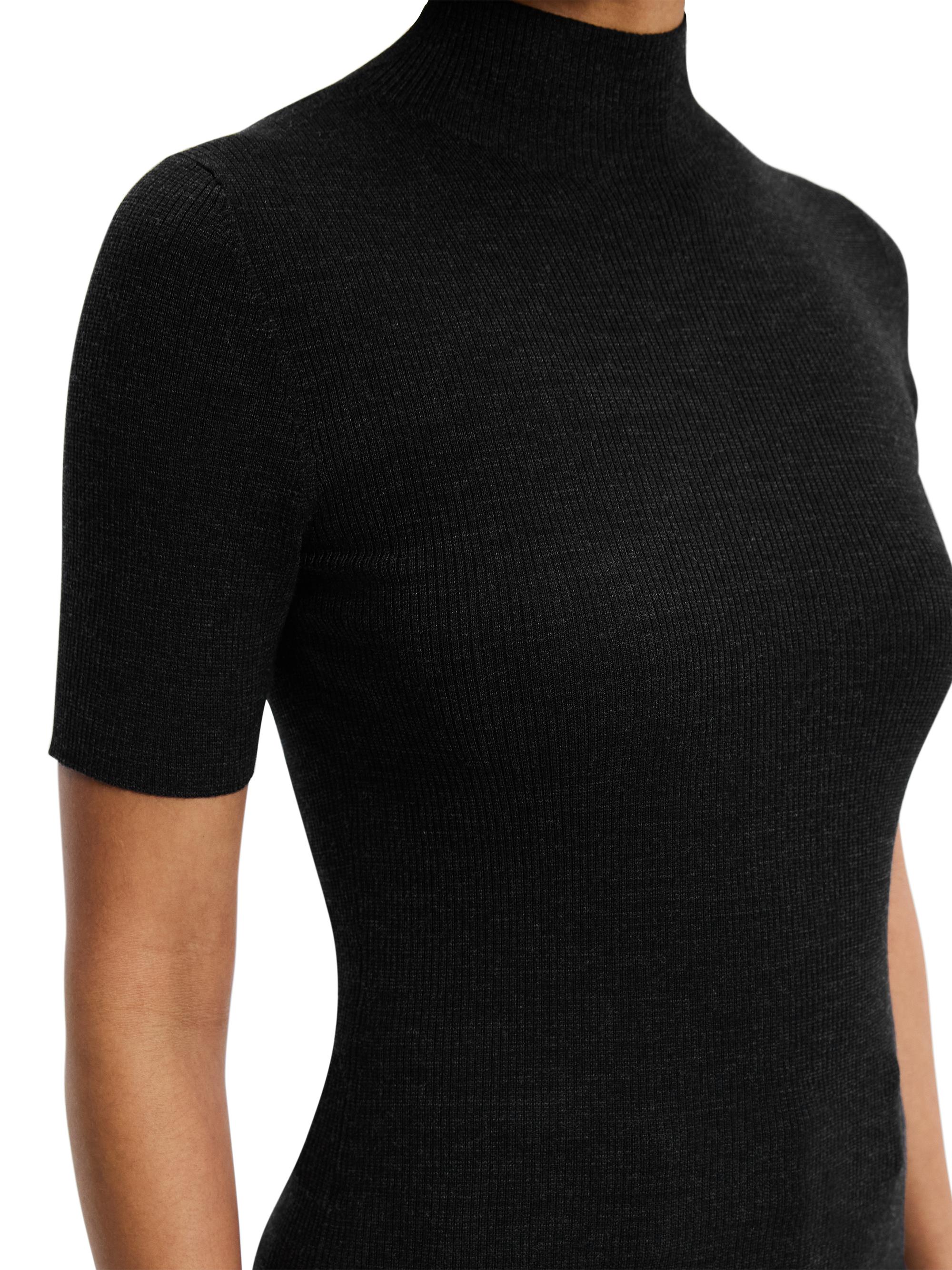 Theory Leenda Merino Wool Short-Sleeve Sweater | Saks Fifth Avenue