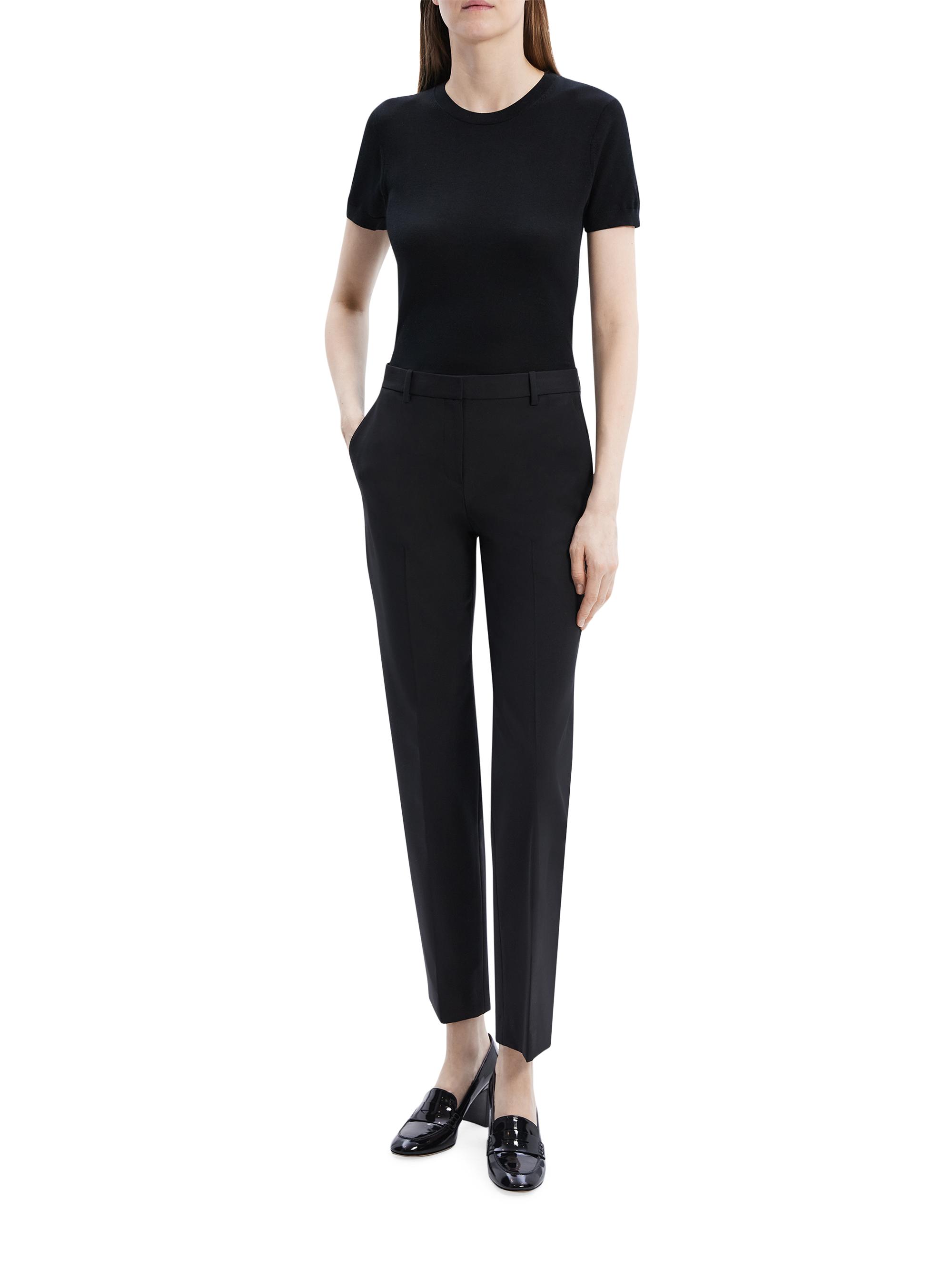 Theory Treeca Classic Slim-Fit Trousers | Saks Fifth Avenue
