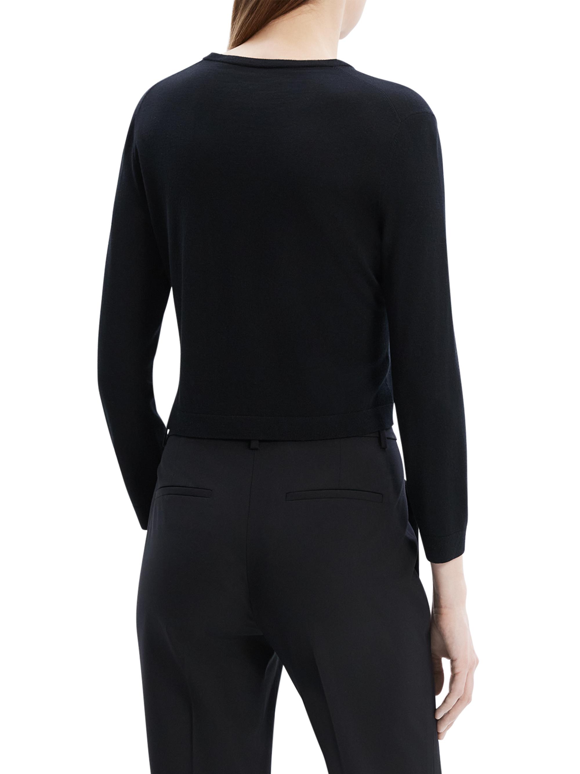 Theory Merino Wool Crop Cardigan | Saks Fifth Avenue