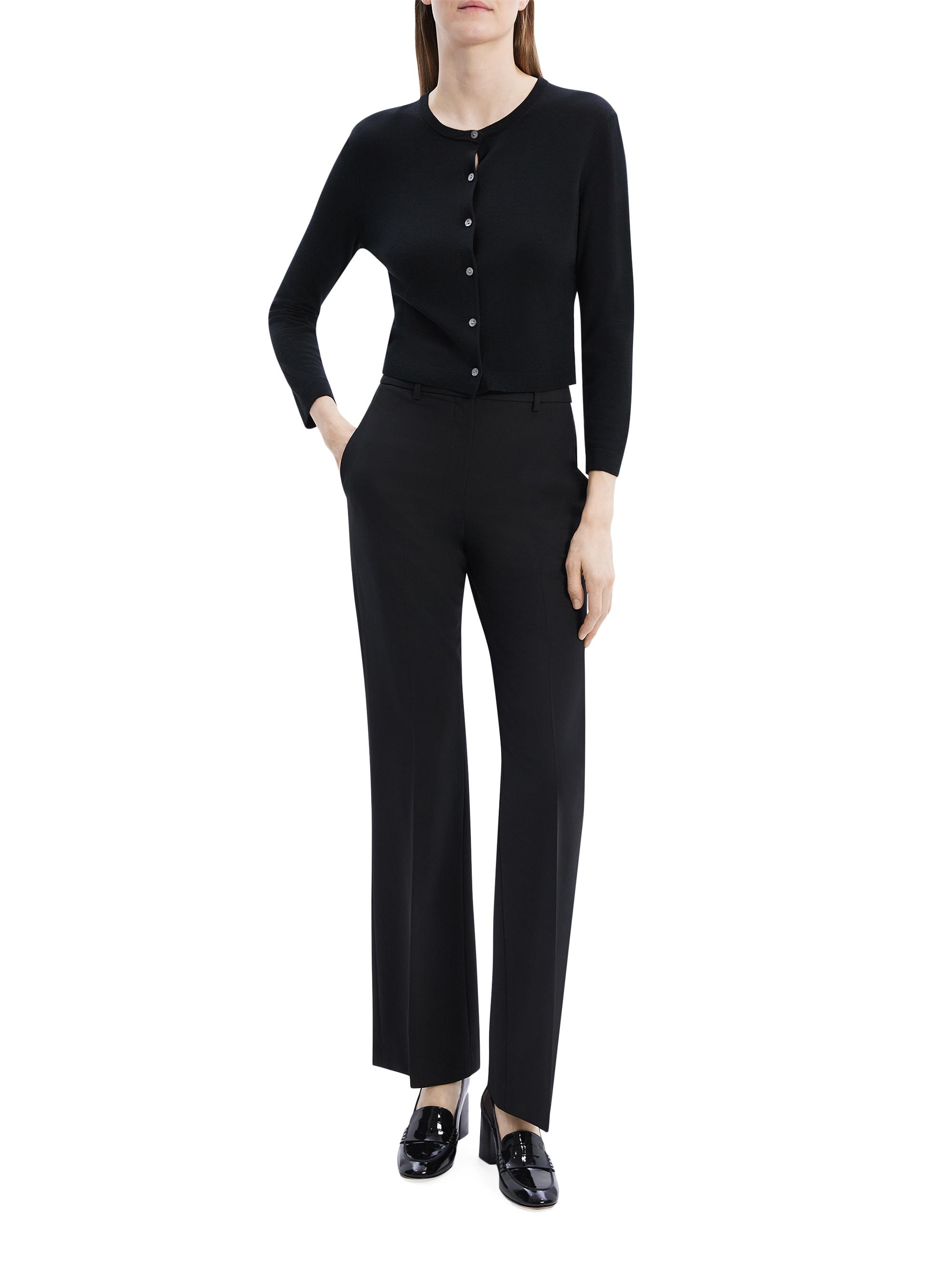 Theory Merino Wool Crop Cardigan | Saks Fifth Avenue