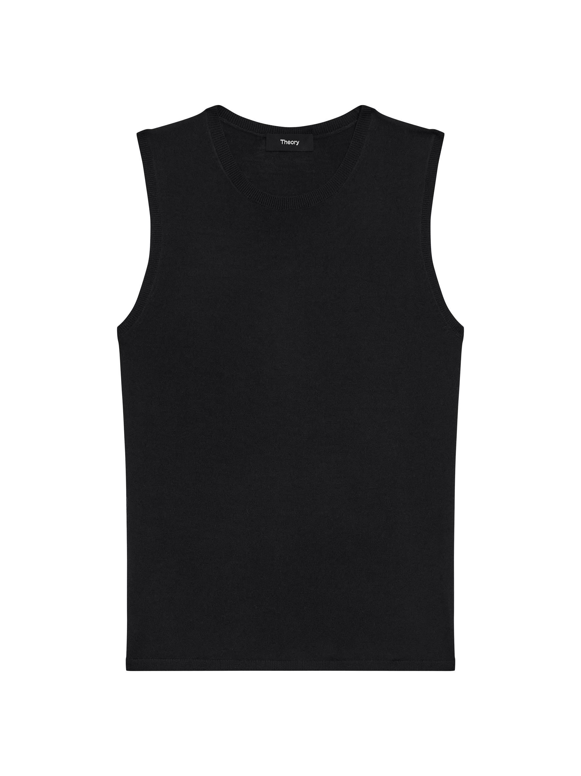 Theory Sleeveless Asymetrical Drape Top | Saks Fifth Avenue