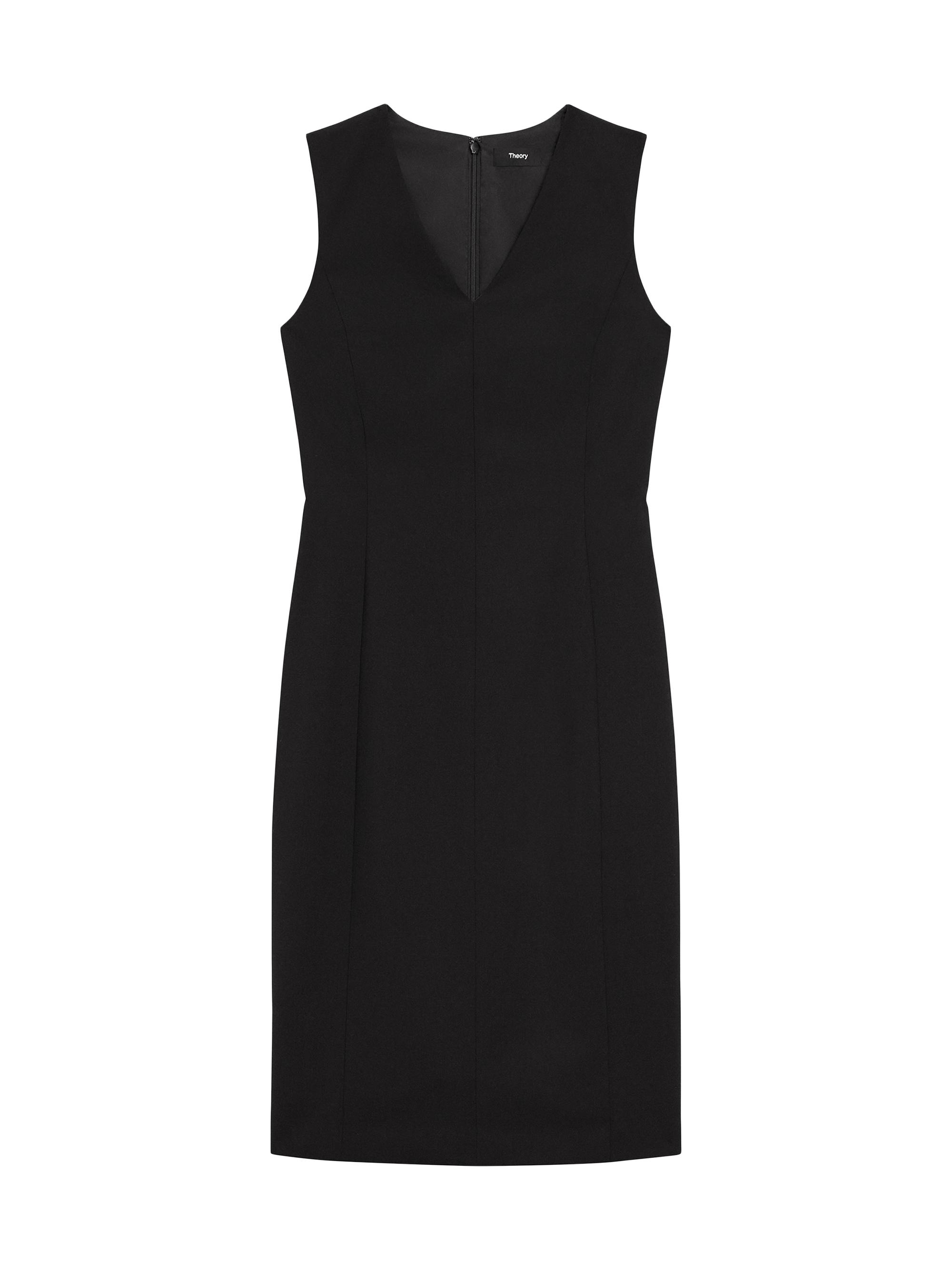 Theory Compact Crepe York Dress ブラック THEORY Crepe mini dress | NET-A-PORTER