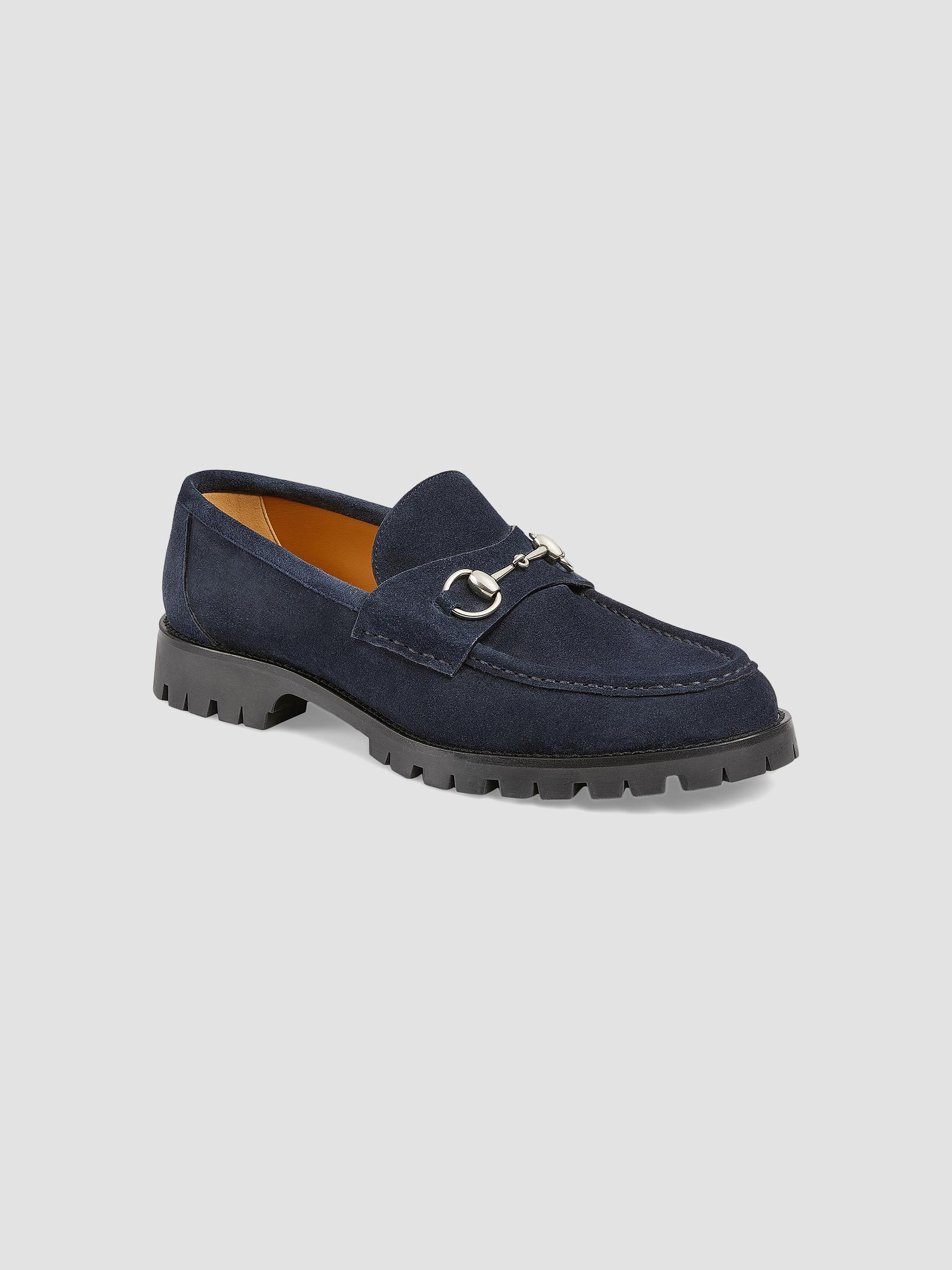 Gucci Sylke Suede Loafers | Saks Fifth Avenue display picture 1