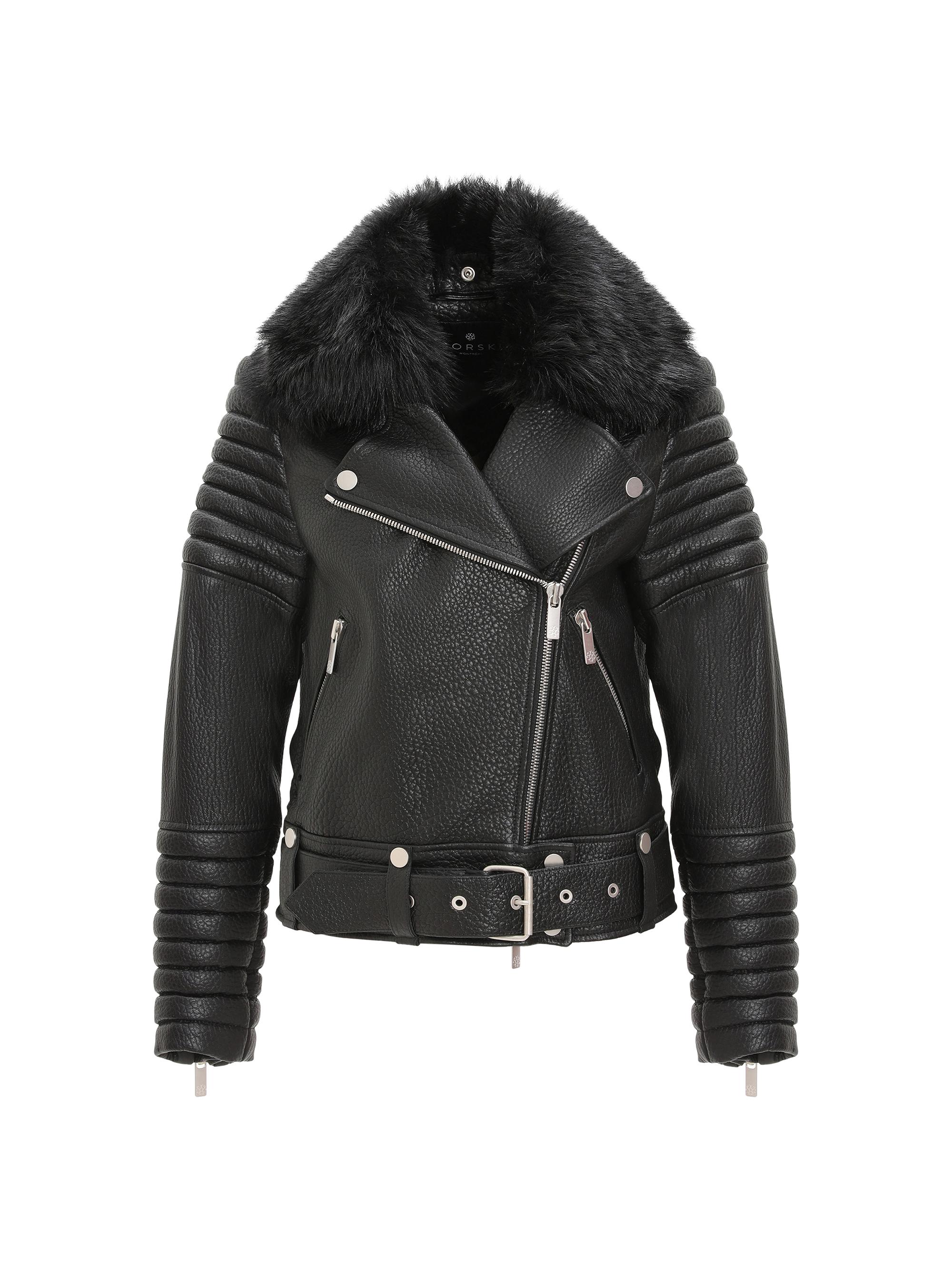 Gorski Shearling Lamb Zip Moto Jacket | Saks Fifth Avenue
