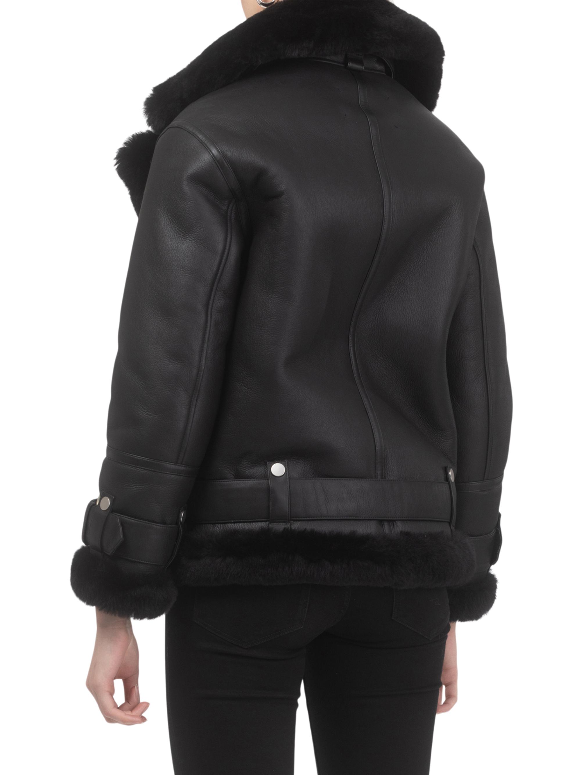 Gorski Shearling Lamb Zip Moto Jacket | Saks Fifth Avenue