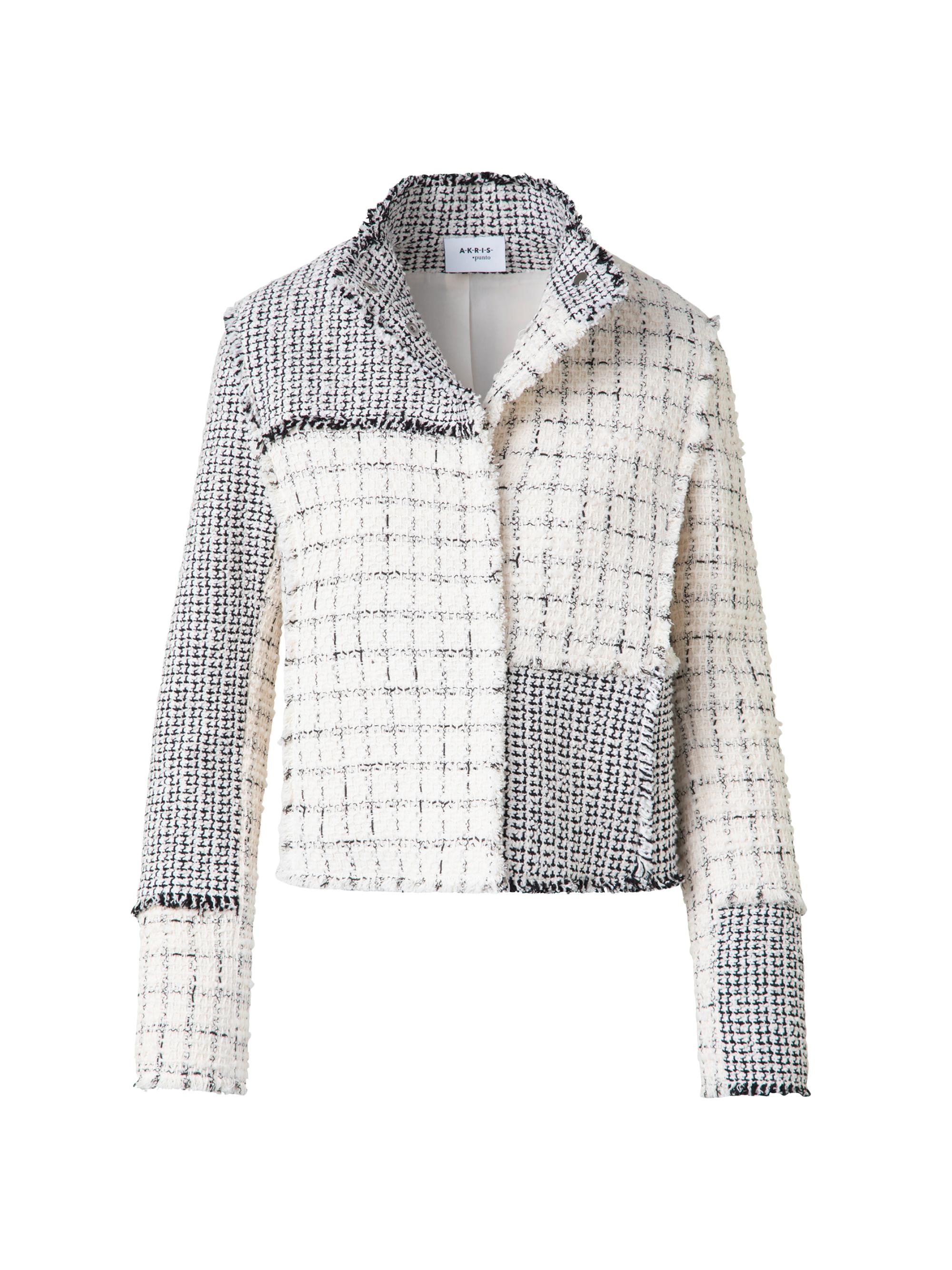 Akris punto Patchwork Tweed Jacket | Saks Fifth Avenue