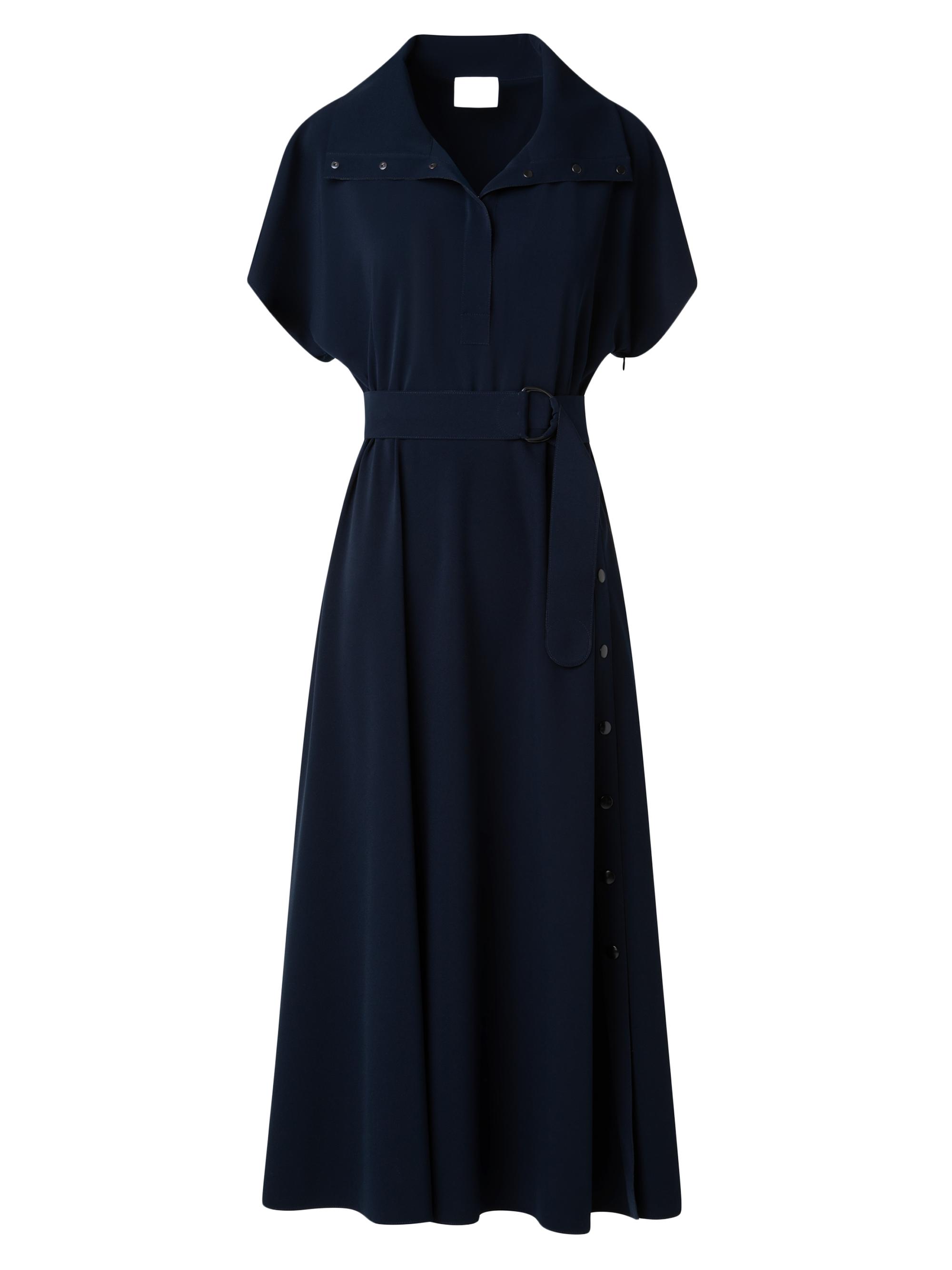 Akris punto Women's Stretch Jersey Shirtdress - Navy
