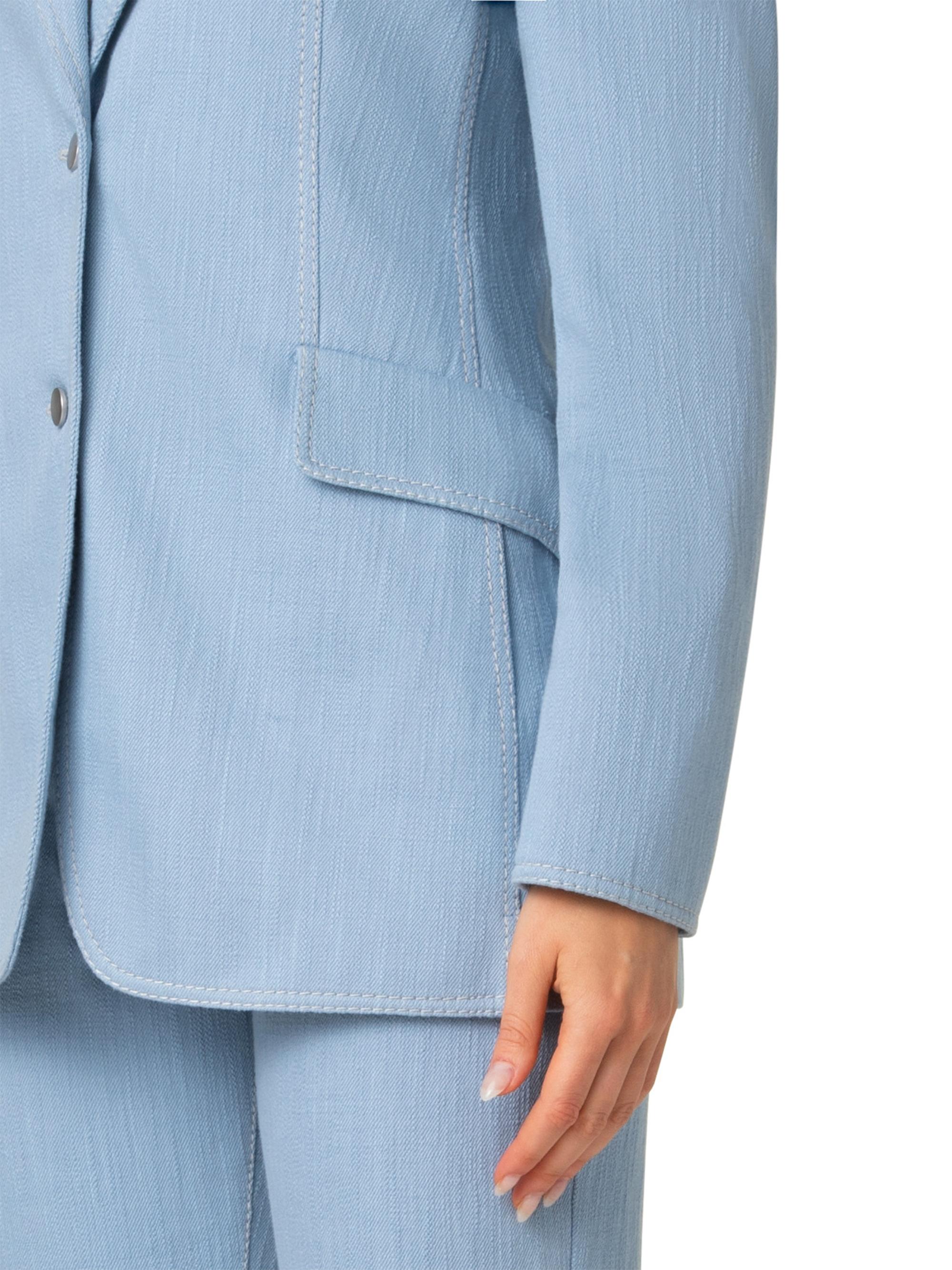 Akris punto Stretch Denim Tailored Jacket | Saks Fifth Avenue