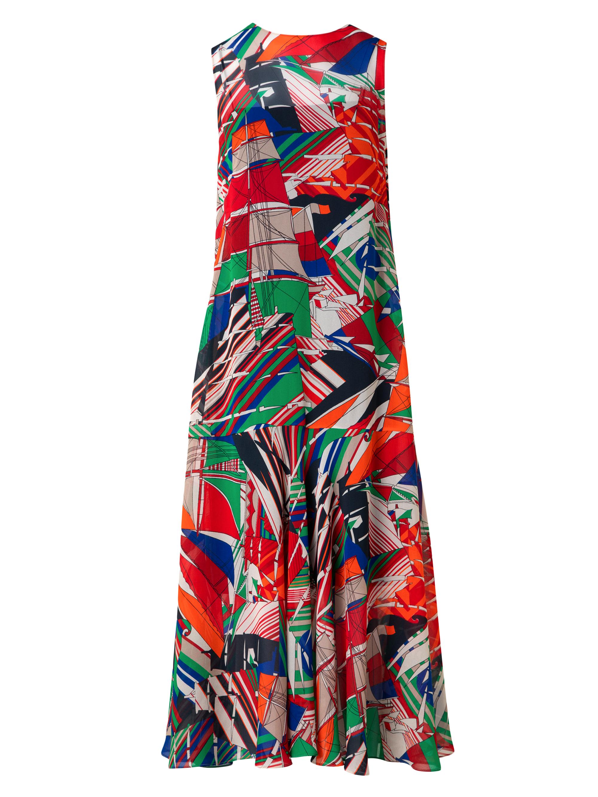 Akris punto Women's Abstract Printed Georgette Dress