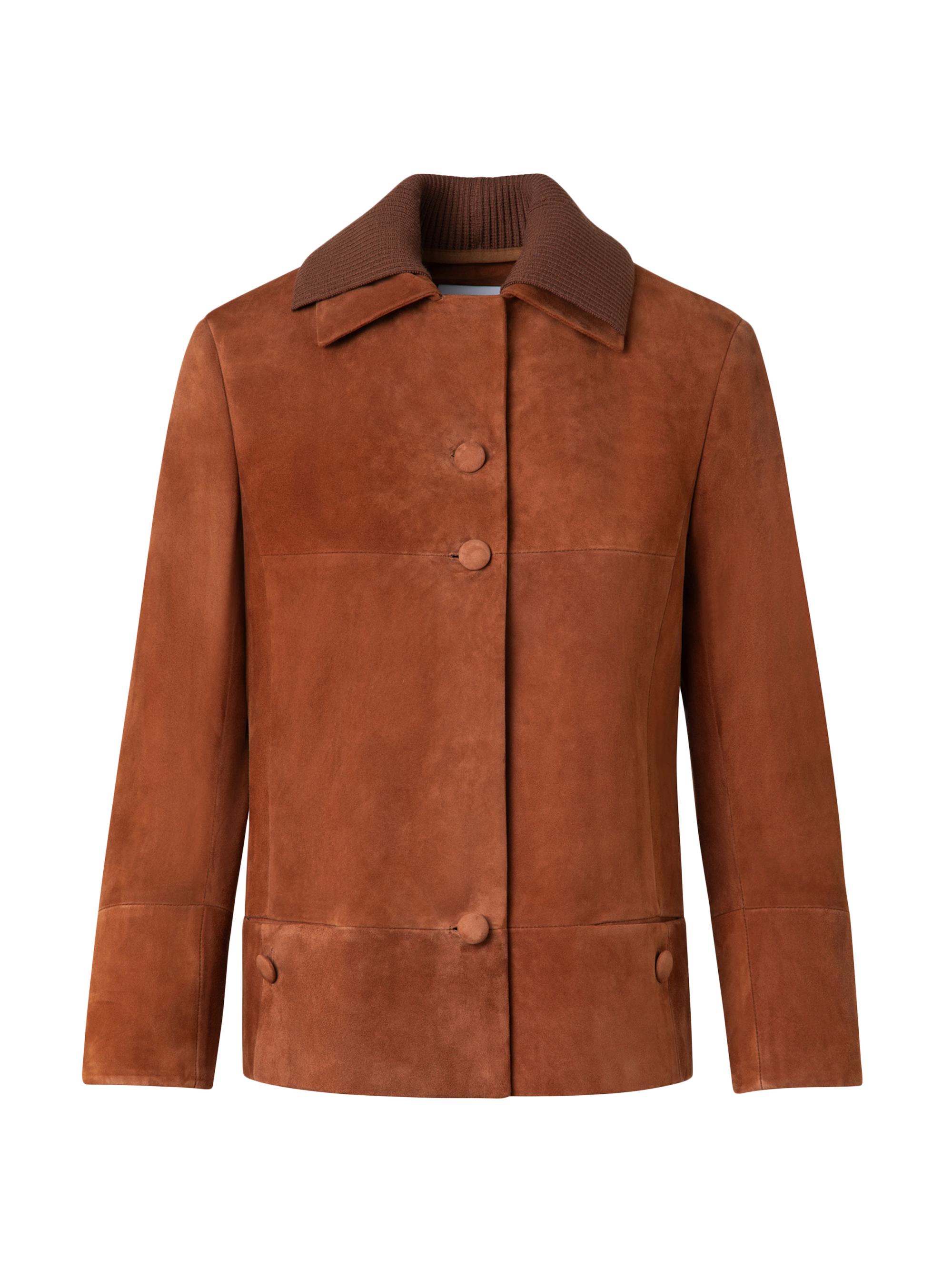 Akris punto Suede A-Line Jacket | Saks Fifth Avenue