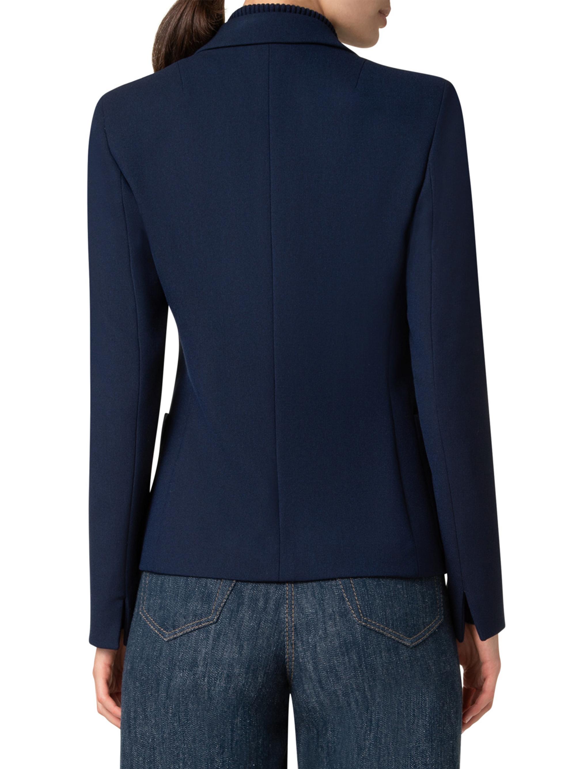 Akris punto Crepe Faux-Double-Breasted Blazer | Saks Fifth Avenue