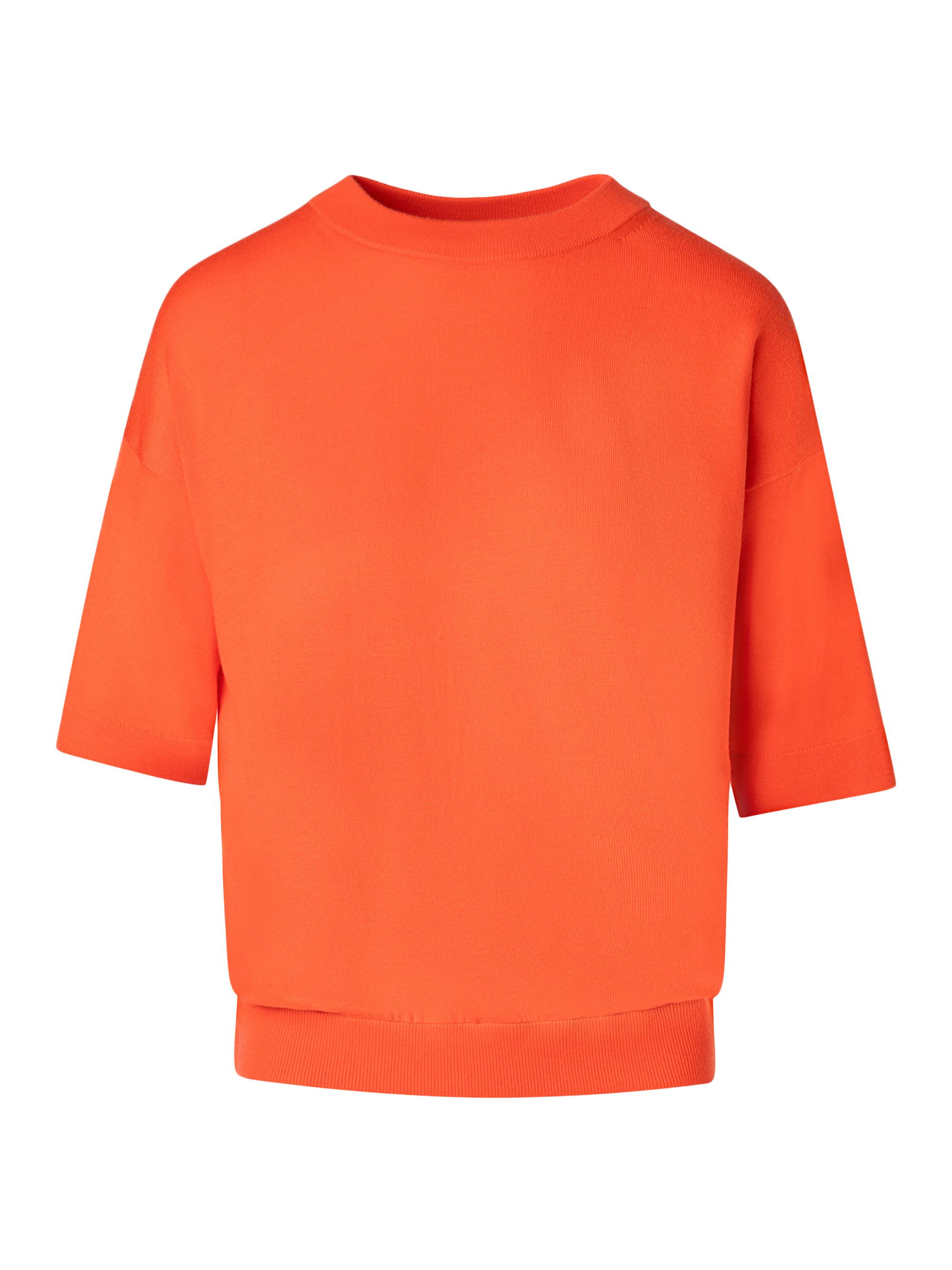 Akris punto Women's Boxy Wool Sweater - Orange
