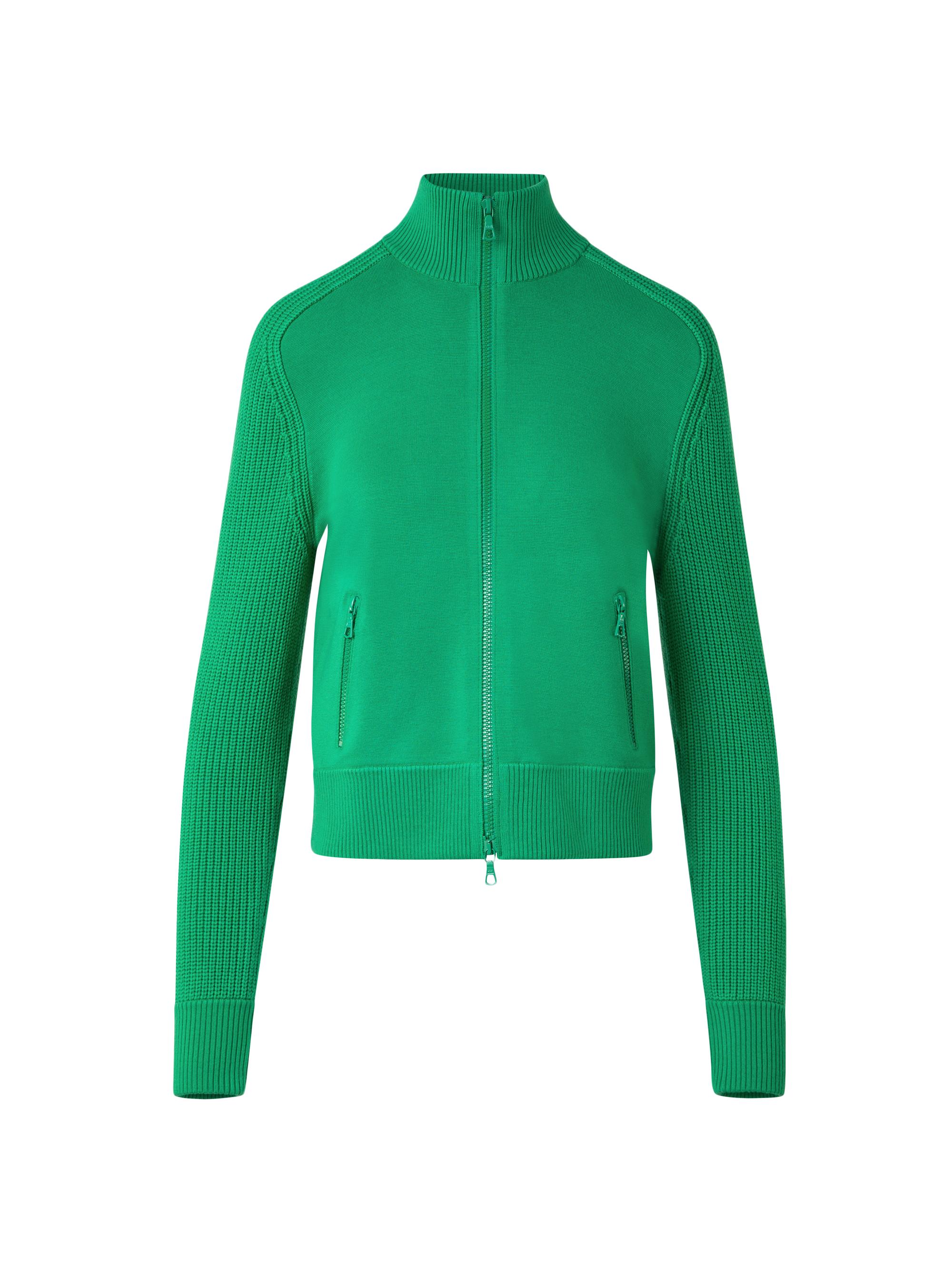 Akris punto Women's Stretch Wool Cardigan - Sea Green