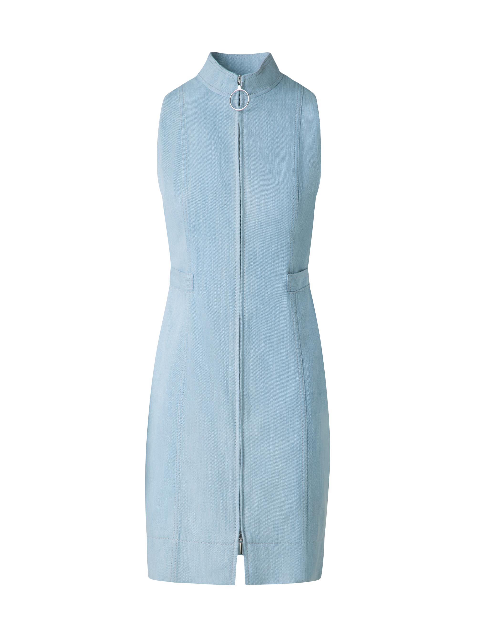 Akris punto Women's Stretch-Denim Sleeveless Minidress - Sky