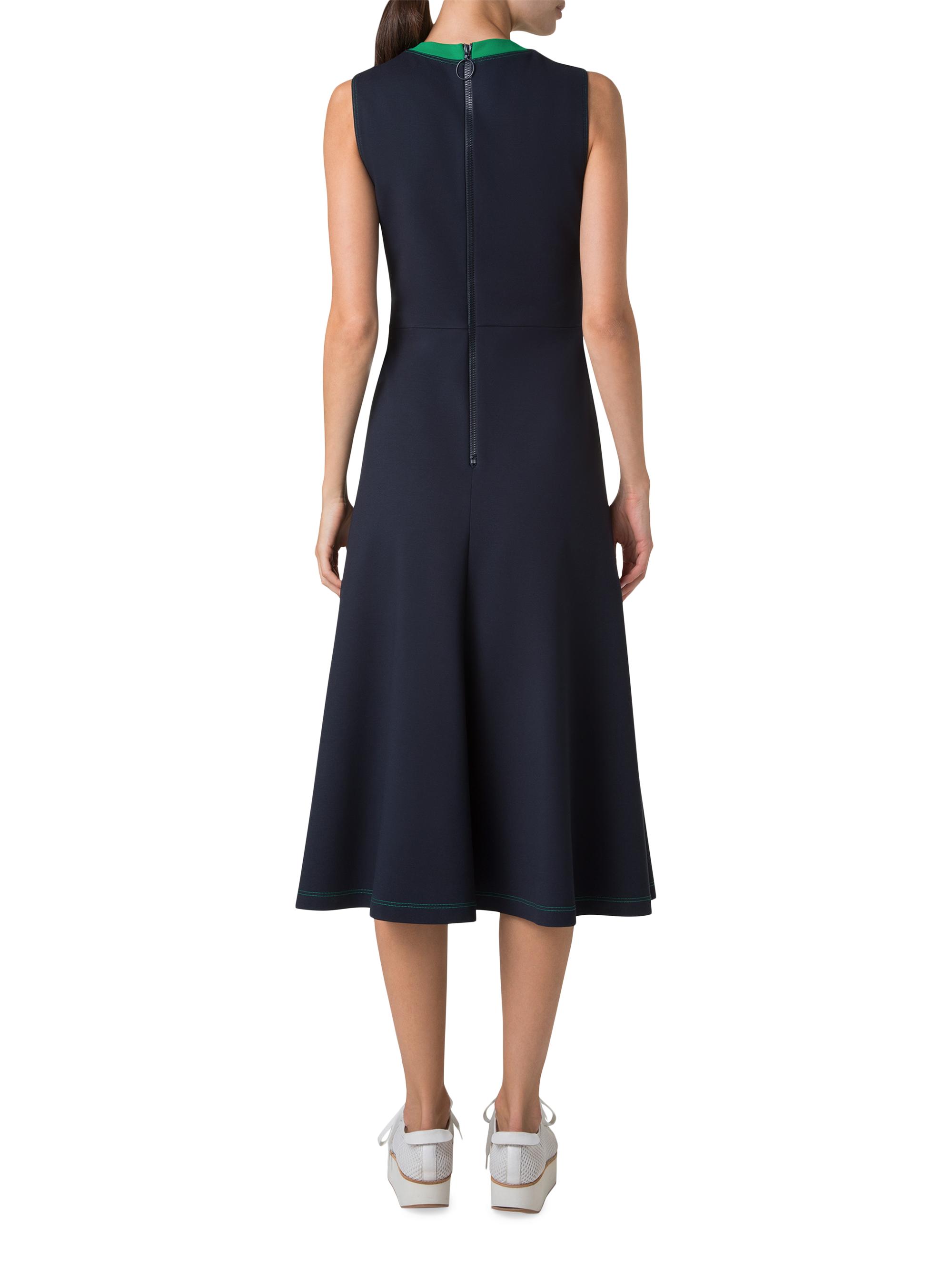 Akris punto Jersey Sleeveless Fit-&-Flare Midi-Dress | Saks Fifth