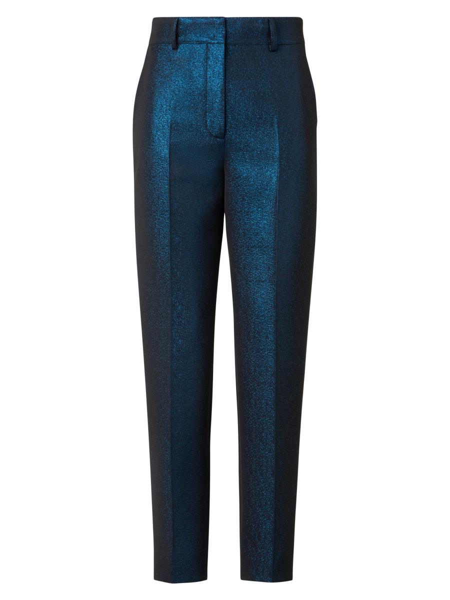 アクリス　punto ゴールドラメ　パンツ Akris punto Feryn Metallic Night Sky Tapered Pants