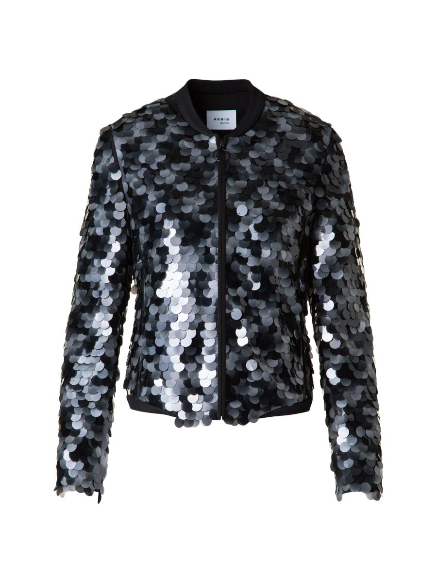 Akris punto Sequined Bomber Jacket | Saks Fifth Avenue