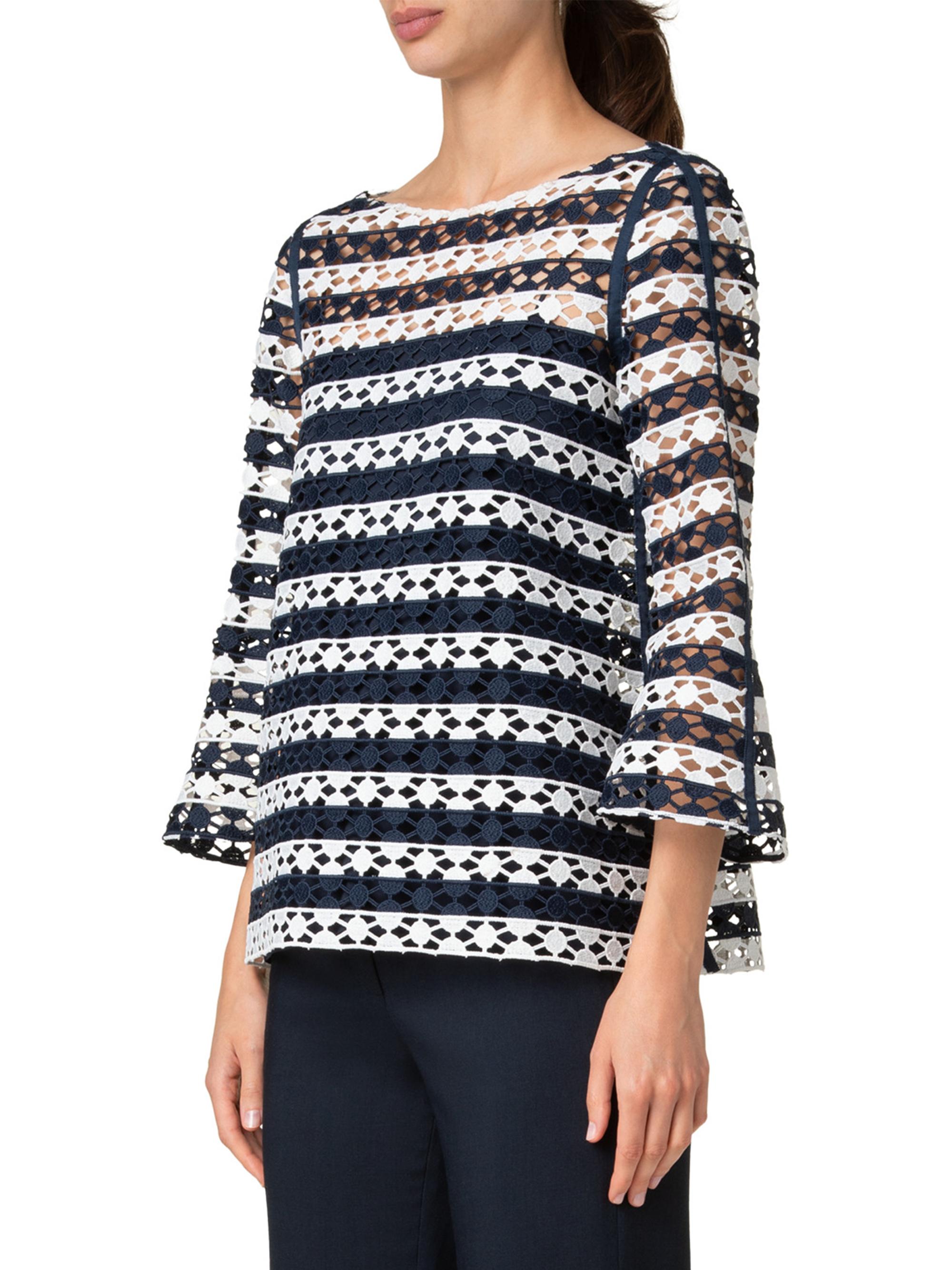 Akris punto Guipure Lace Relaxed-Fit Top | Saks Fifth Avenue