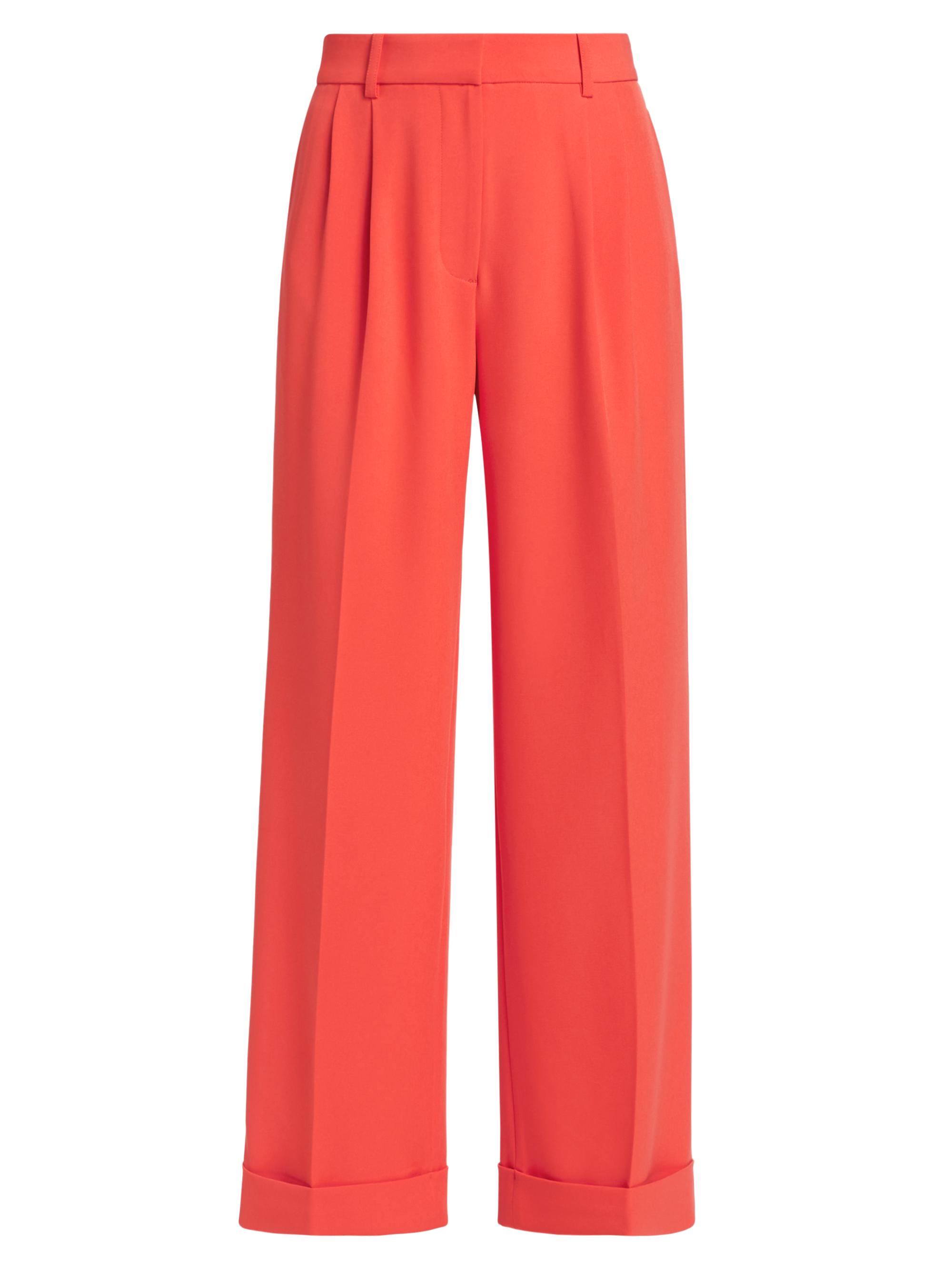 Elie Tahari Women's The Jolene Pleated Wide-Leg Pants - Jupiter Glow