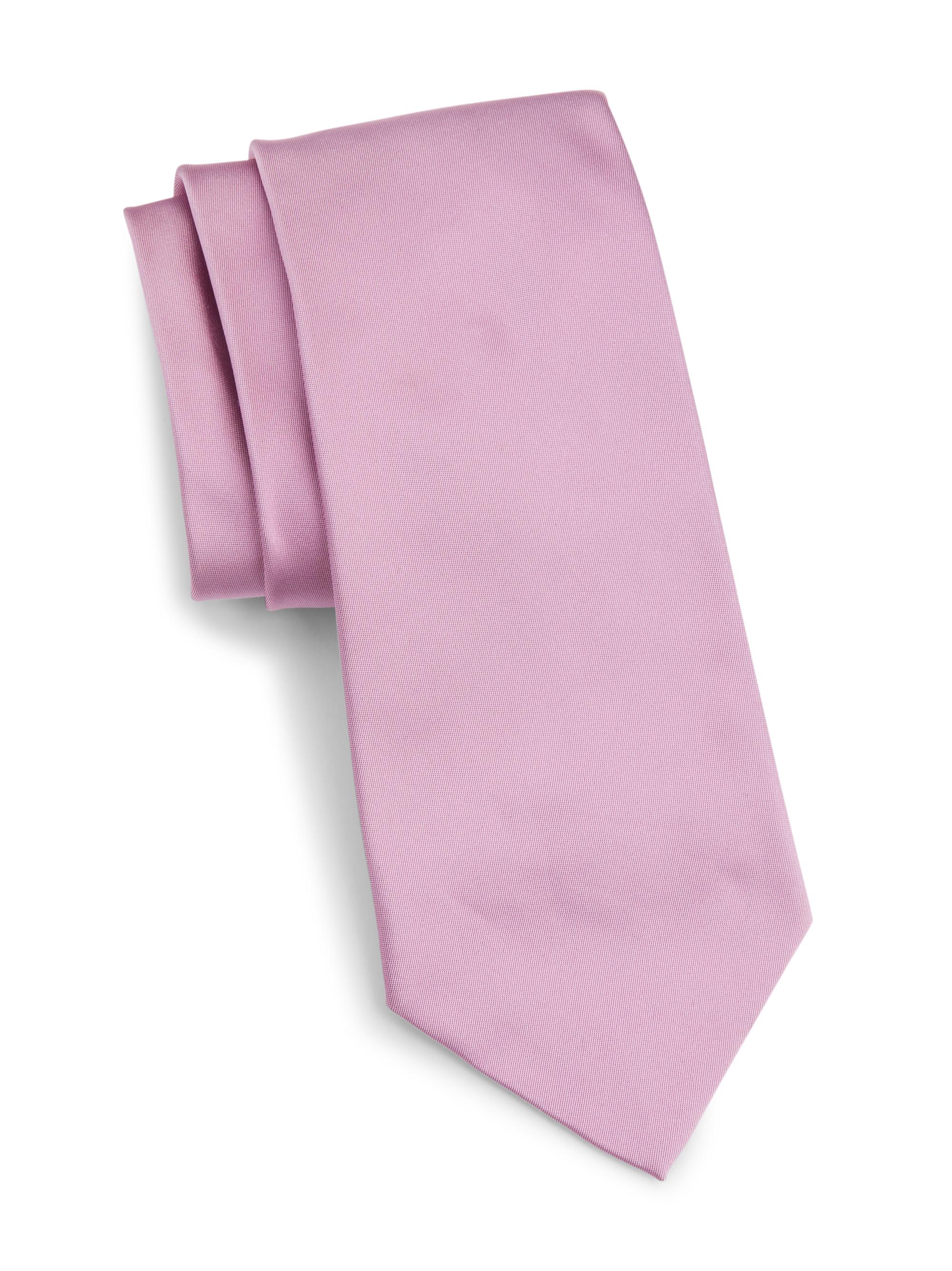 Ralph Lauren Purple Label Men's Peau de Soie Silk Tie - Pink