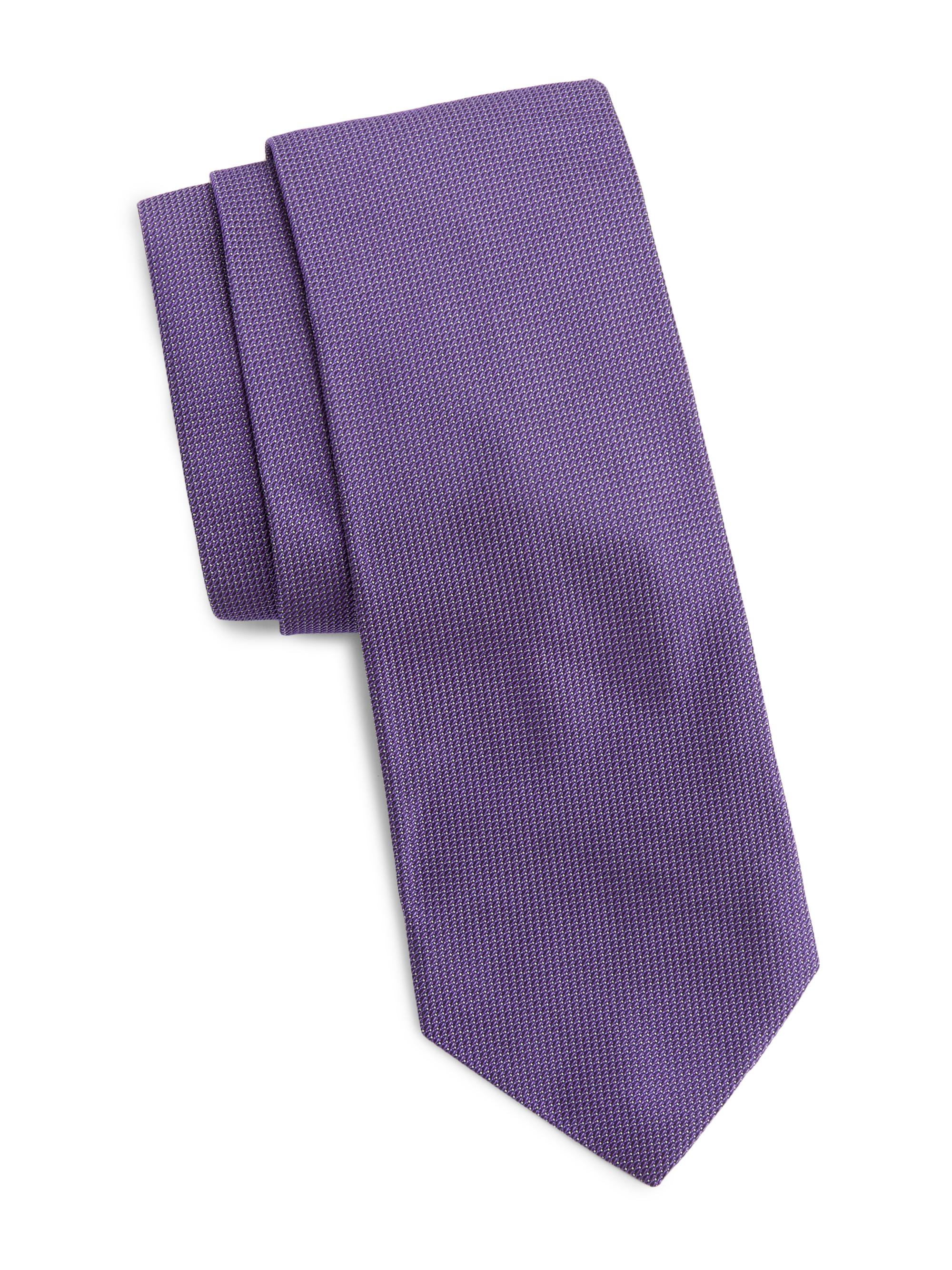 Ralph Lauren Purple Label Men's Bond Silk Tie - Purple