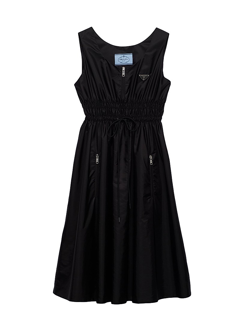 Shop Prada Light Re-Nylon Sleeveless Dress | Saks Fifth Avenue Shop Prada Light Re-Nylon Sleeveless Dress | Saks Fifth Avenue