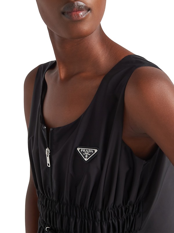 Shop Prada Light Re-Nylon Sleeveless Dress | Saks Fifth Avenue Shop Prada Light Re-Nylon Sleeveless Dress | Saks Fifth Avenue