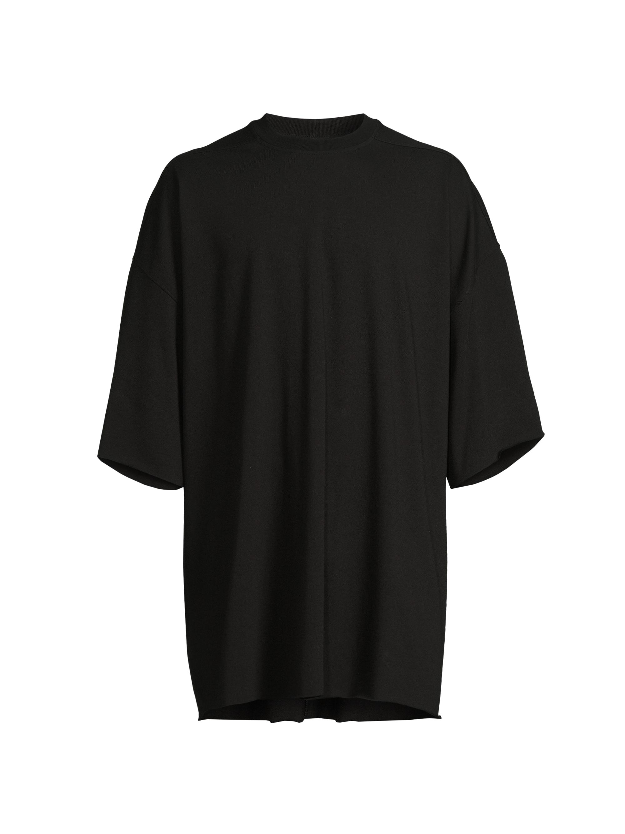 Rick Owens Men's Cotton Oversized T-Shirt - Black