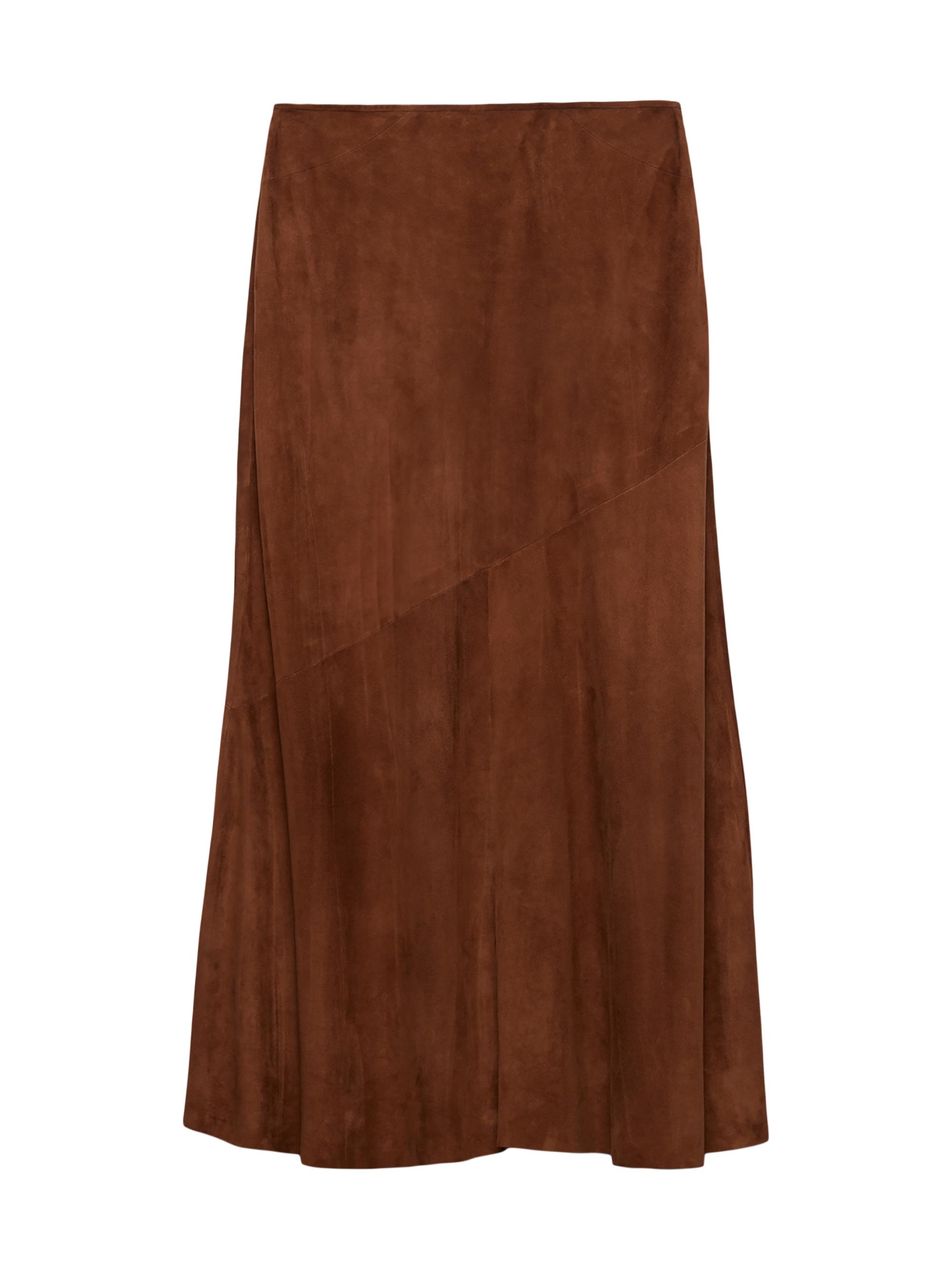 Prada Women's Suede Skirt - Brown