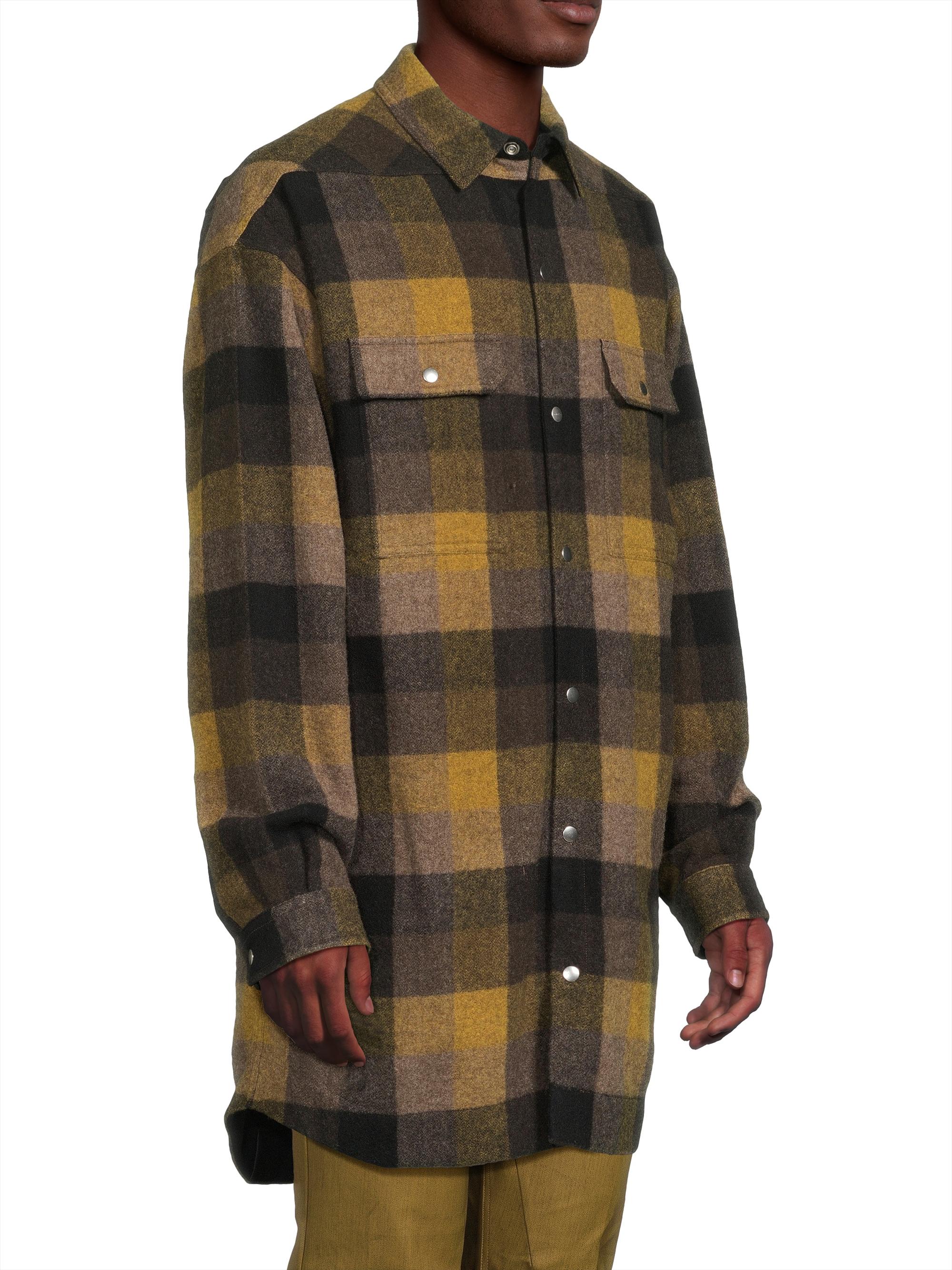 ジャケット・アウター RICK OWENS PUDDED OVERSIZED OUTERSHIRT Rick Owens Mens Giacca Oversized Outershirt – IfSohoNewYork