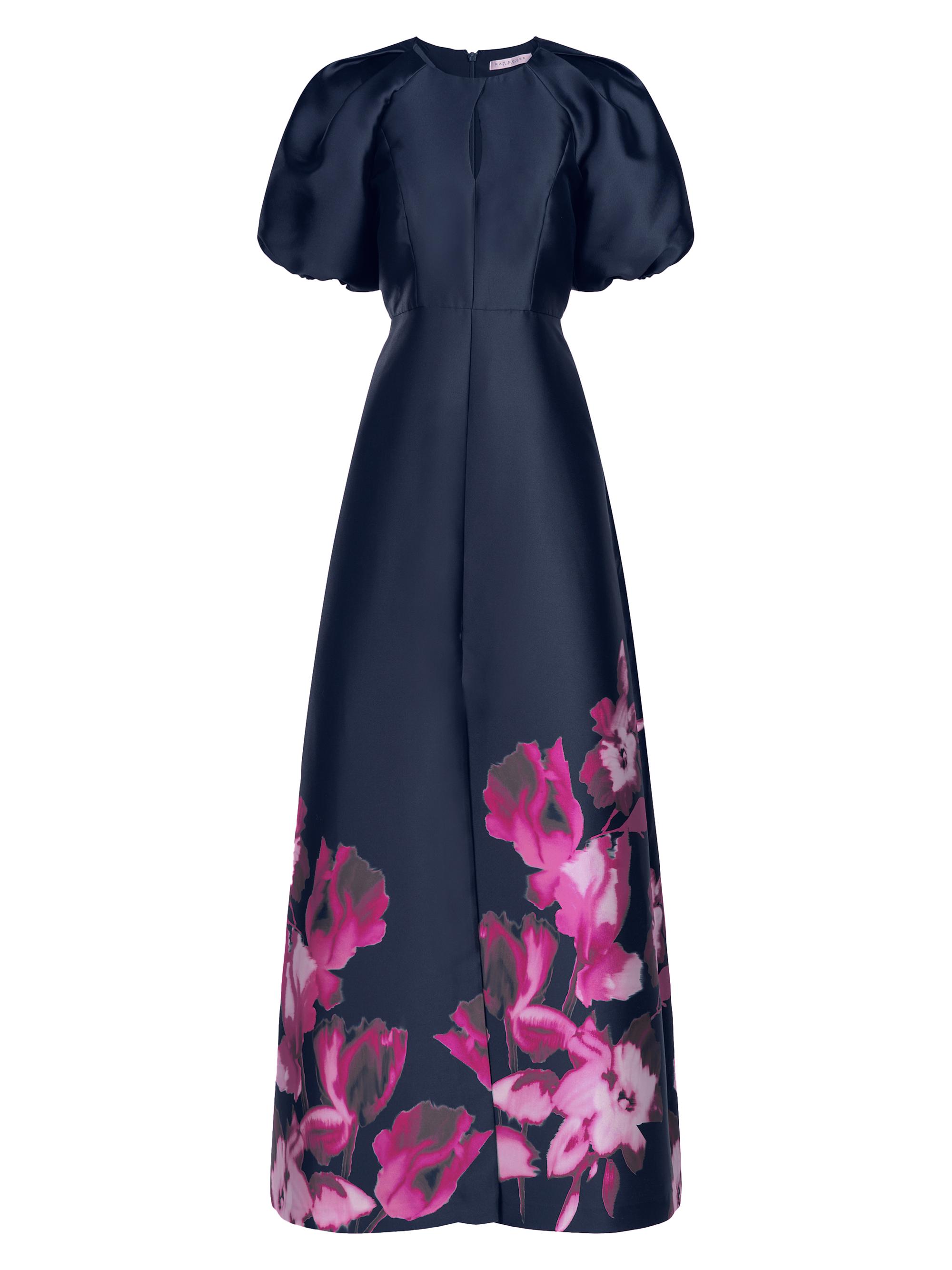 Kay Unger Ina Peony Mikado Cocktail Dress | Saks Fifth Avenue