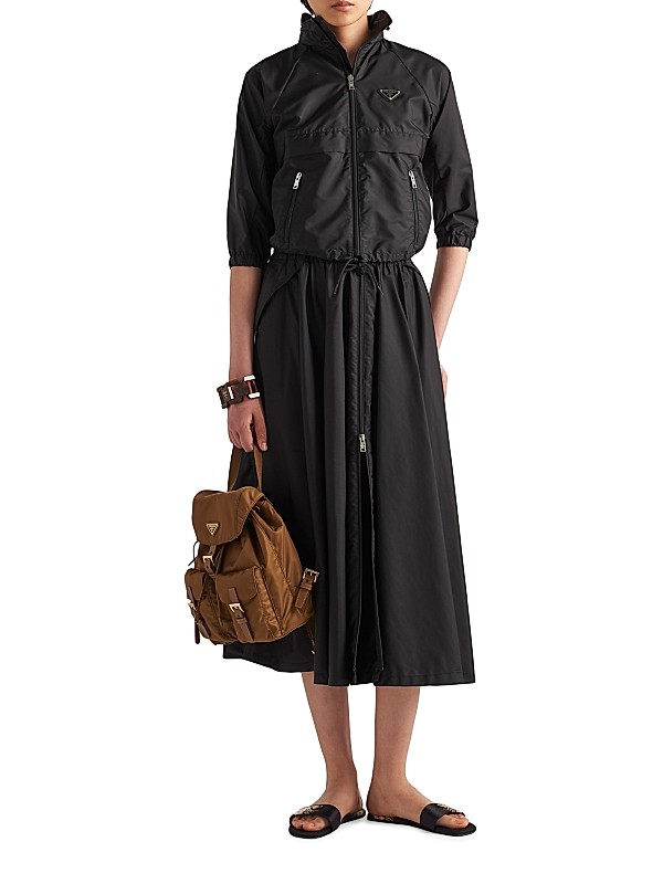 Shop Prada Full Light Re-Nylon Skirt | Saks Fifth Avenue Shop Prada Full Light Re-Nylon Skirt | Saks Fifth Avenue