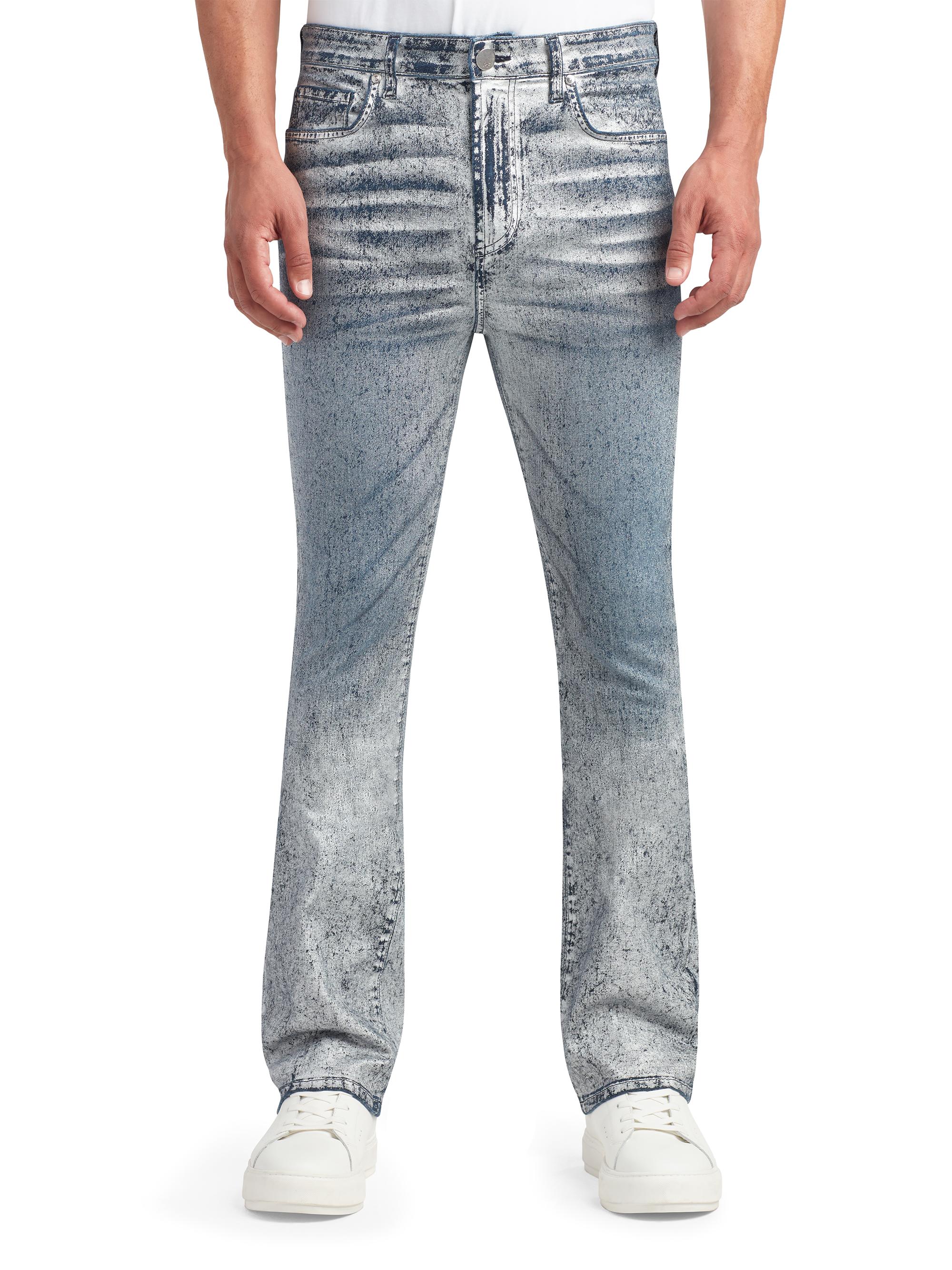 Monfrère Men's Clint Stretch Slim-Fit Jeans - Silver Haze