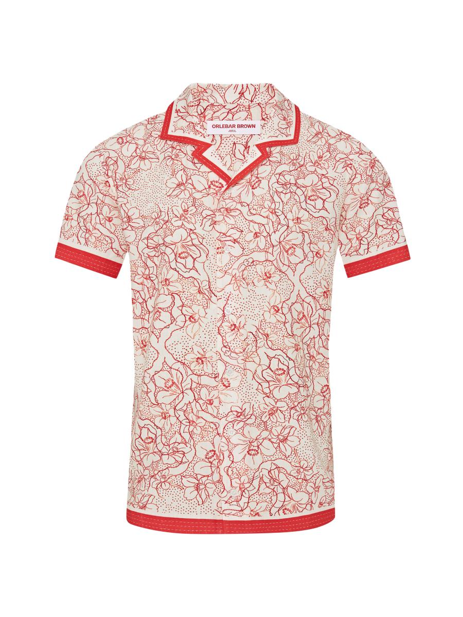 Orlebar Brown Hibbert Floral Camp Shirt | Saks Fifth Avenue