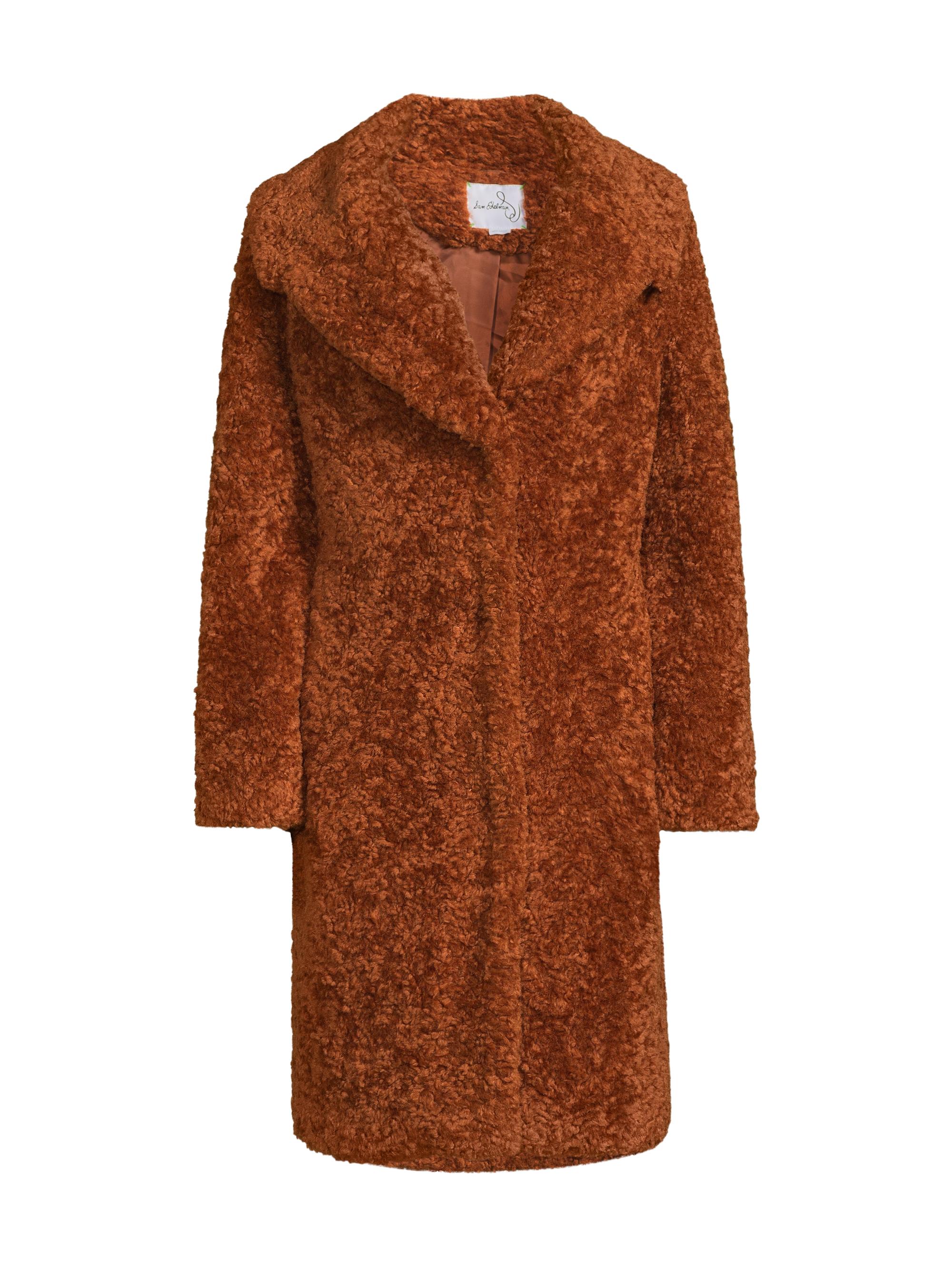 Sam Edelman Women's Faux-Fur Jacket - Cognac