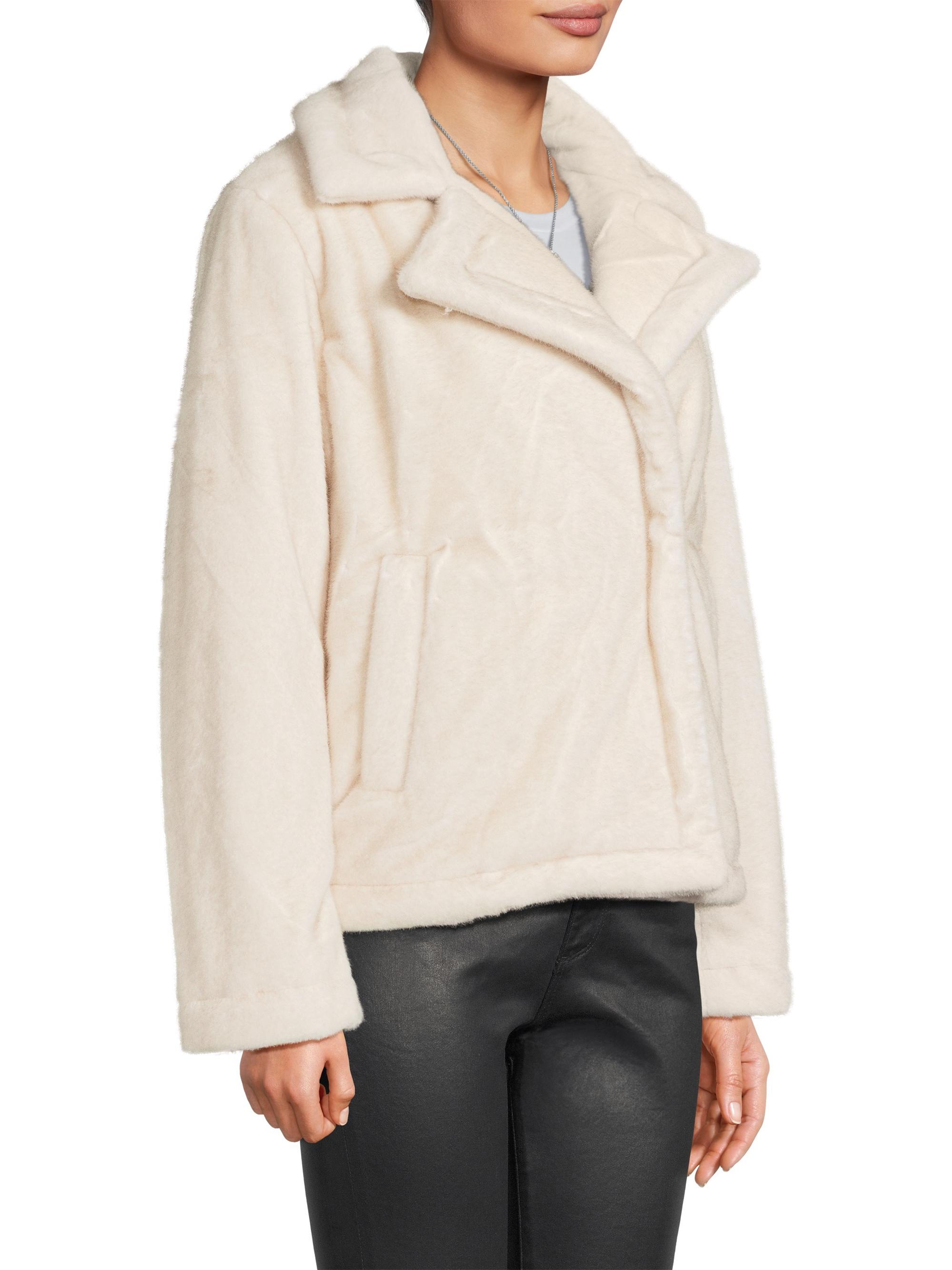 Sam Edelman Faux-Fur Short Coat | Saks Fifth Avenue