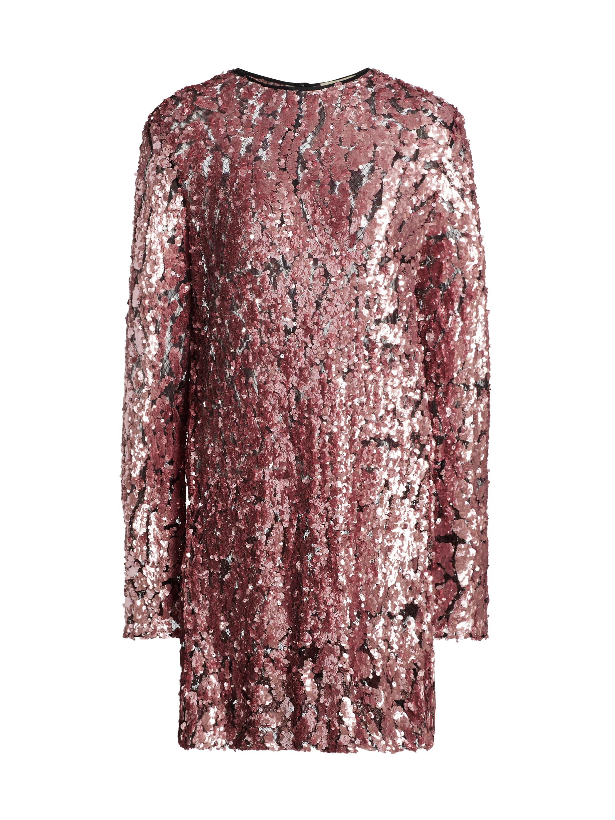 LaPointe Women's Sequin Embellished Shift Minidress - Mauve