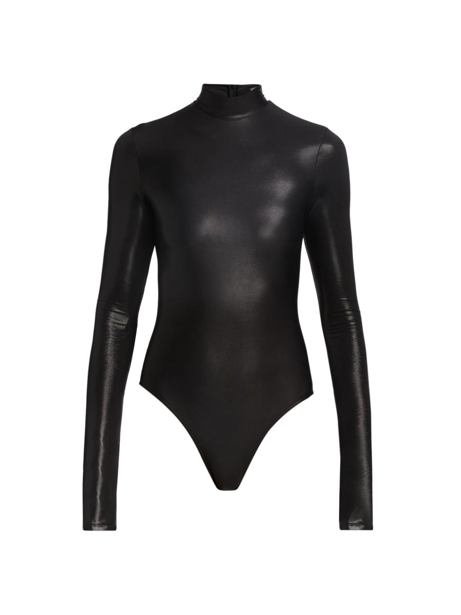【0】　JERSEY BODY SUIT LaPointe Coated Jersey Bodysuit | Saks Fifth Avenue
