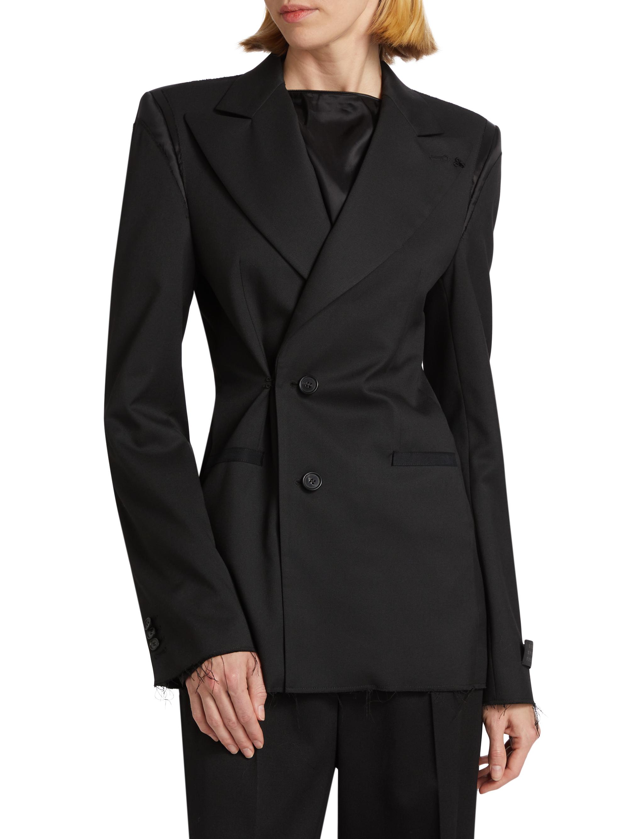 MM6マルジェラ ダブルブレスト ジャケット 46 美品 MM6 Maison Margiela Tailored Blazer | Saks Fifth Avenue