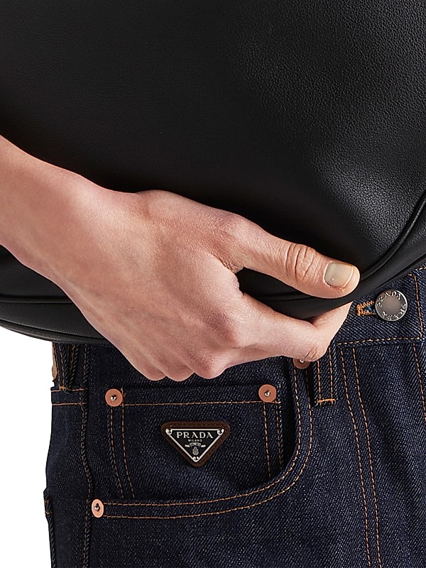 Shop Prada Straight Jeans in Selvedge Denim | Saks Fifth Avenue Shop Prada Straight Jeans in Selvedge Denim | Saks Fifth Avenue