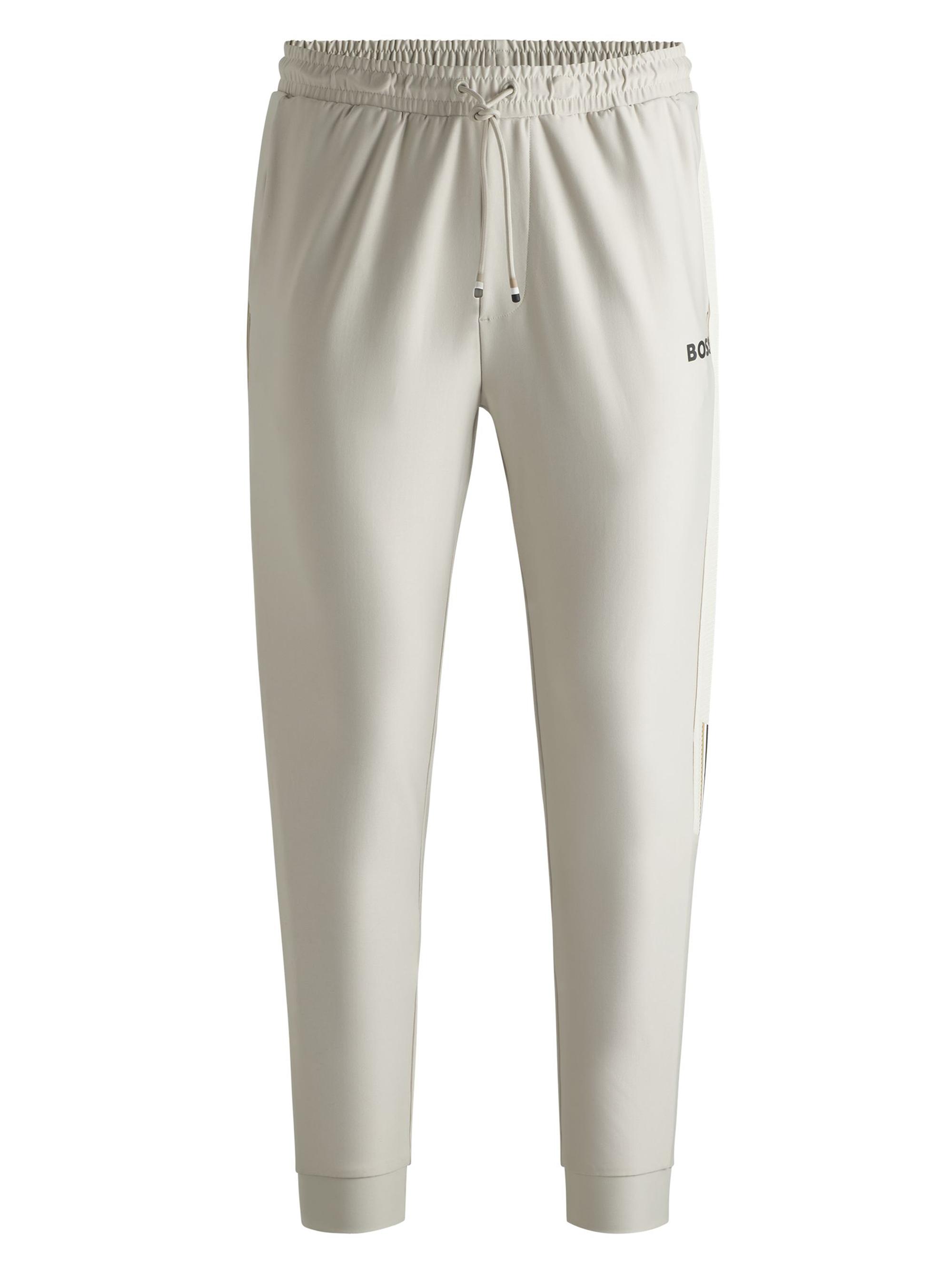 BOSS Men's  x Matteo Berrettini Tracksuit Bottoms - Beige
