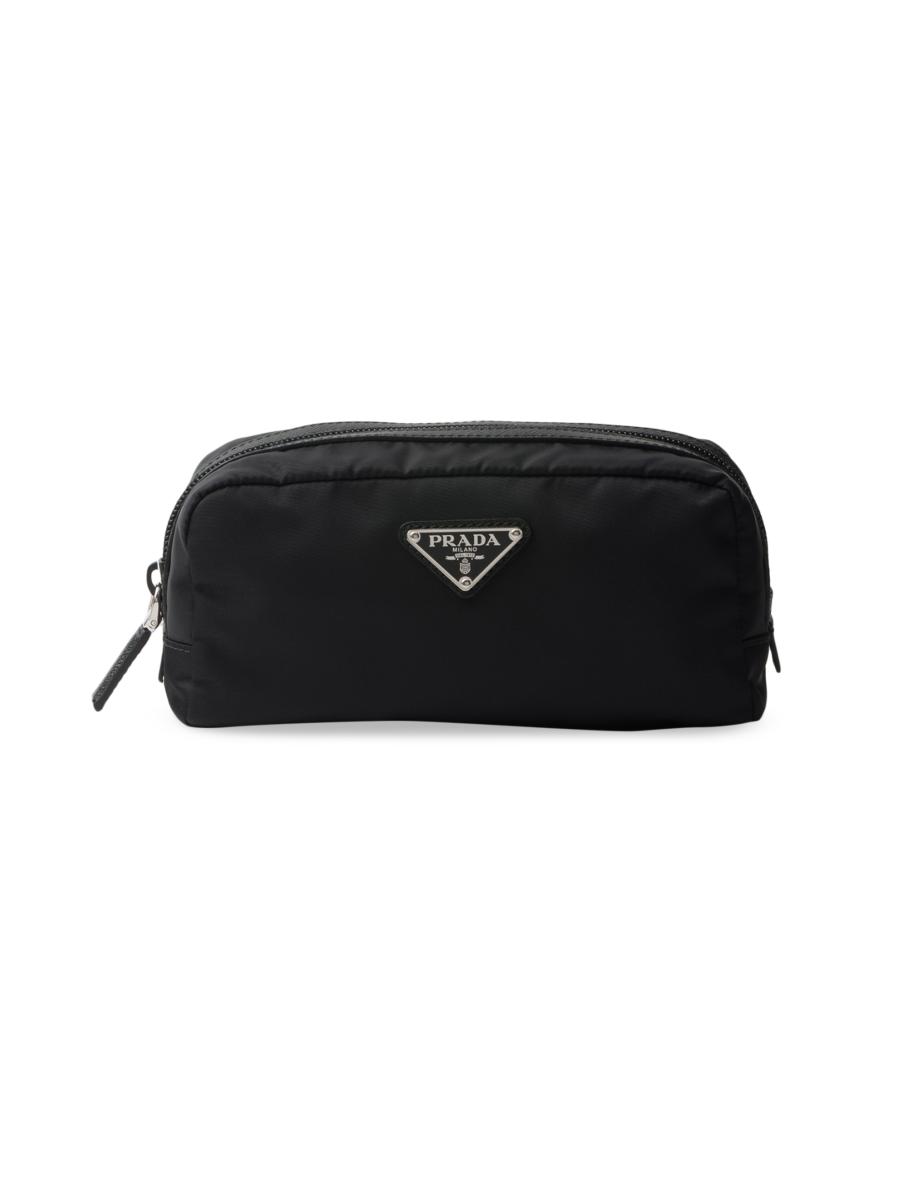 プラダ ブラック Re-Nylon Necessaire Prada Re-Nylon and Saffiano Necessaire | Saks Fifth Avenue