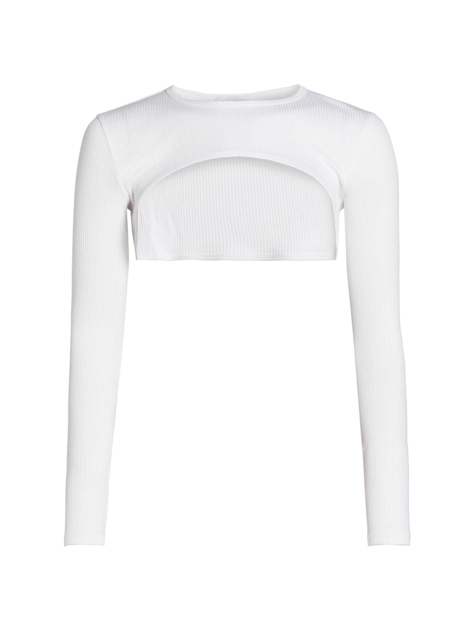 Beyond Yoga Women's Formation Shrug - White