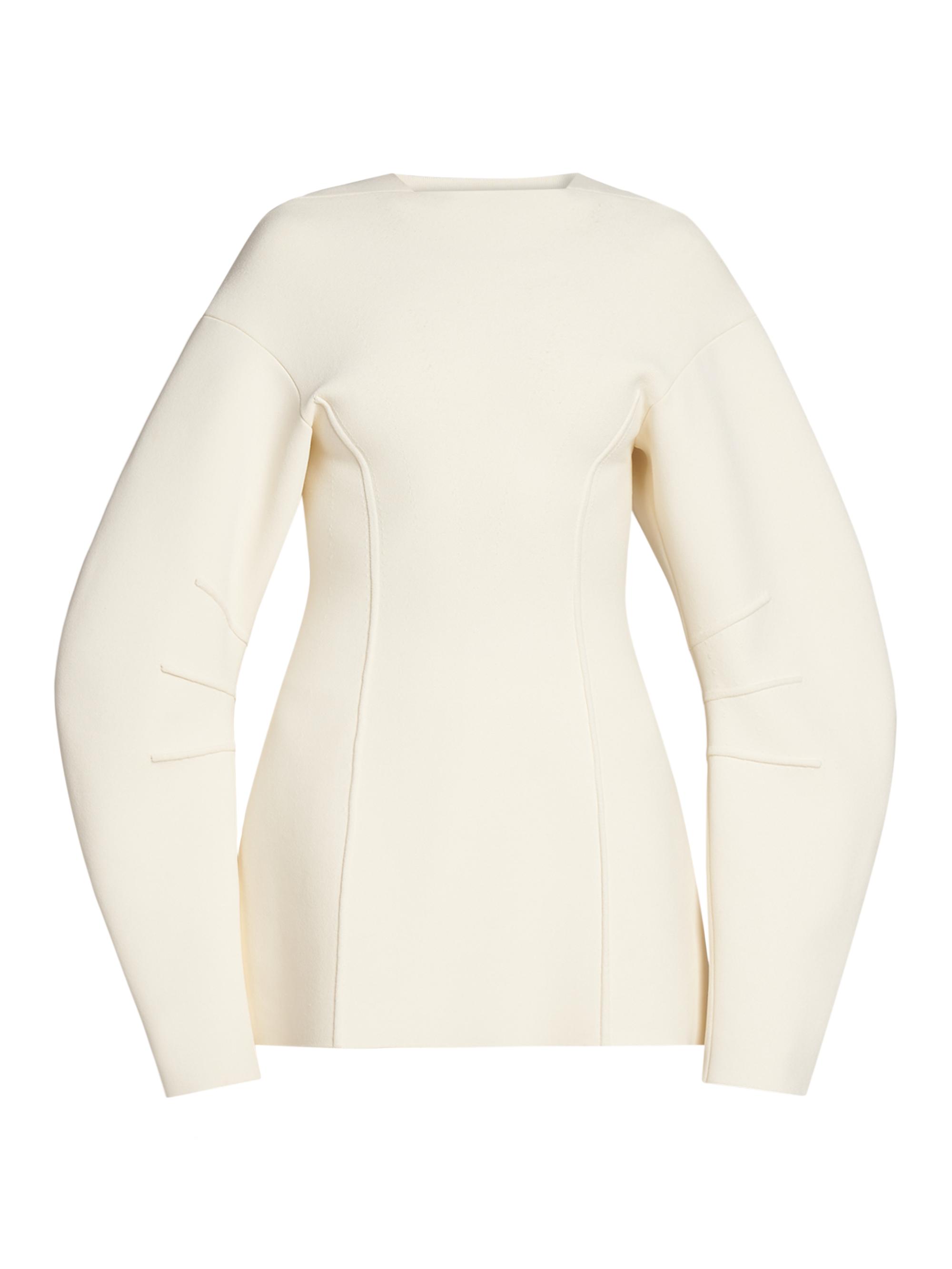 Jil Sander Women's Seamed Longline Sweater - Cloud