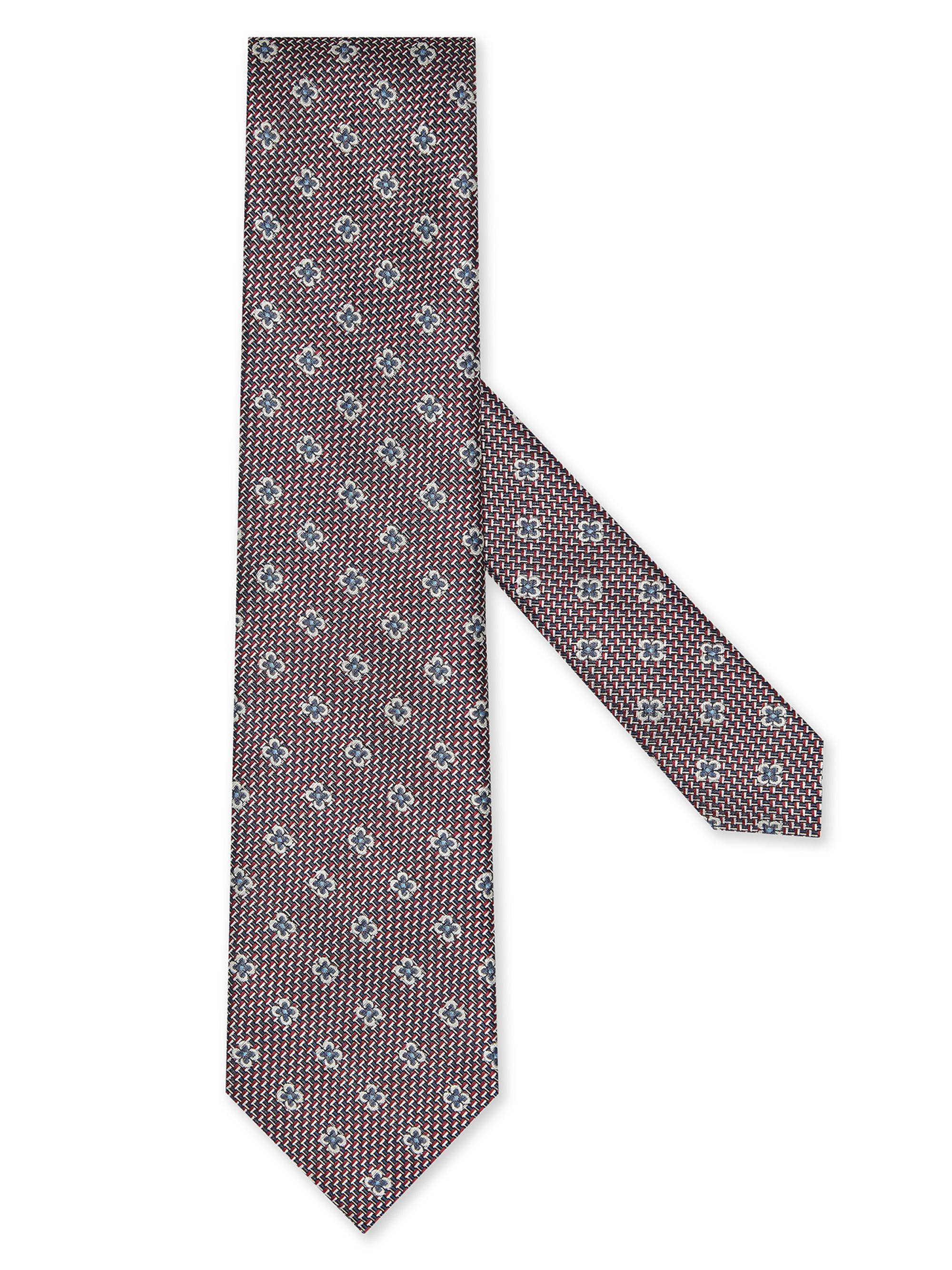 ZEGNA Men's Silk Tie - Red