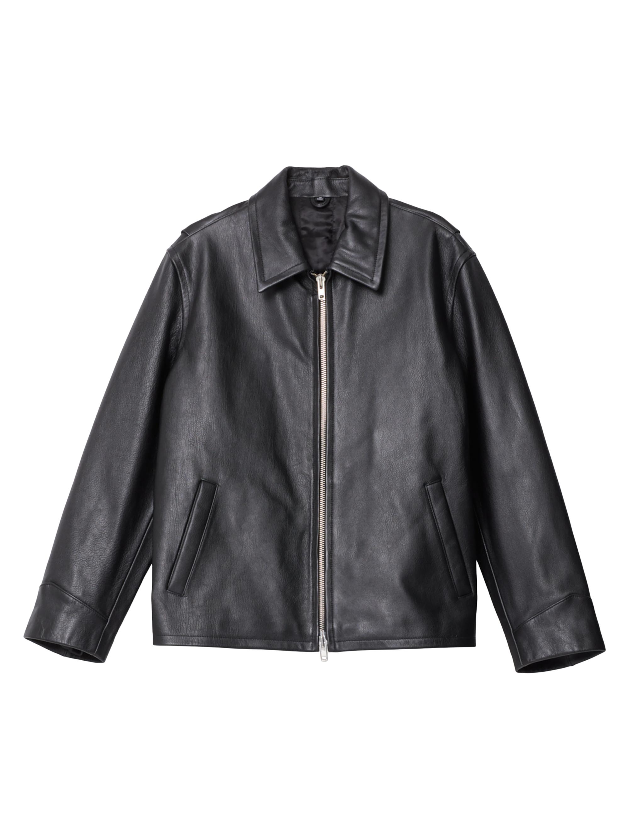 Agolde Men's Chadwick Leather Jacket - Black