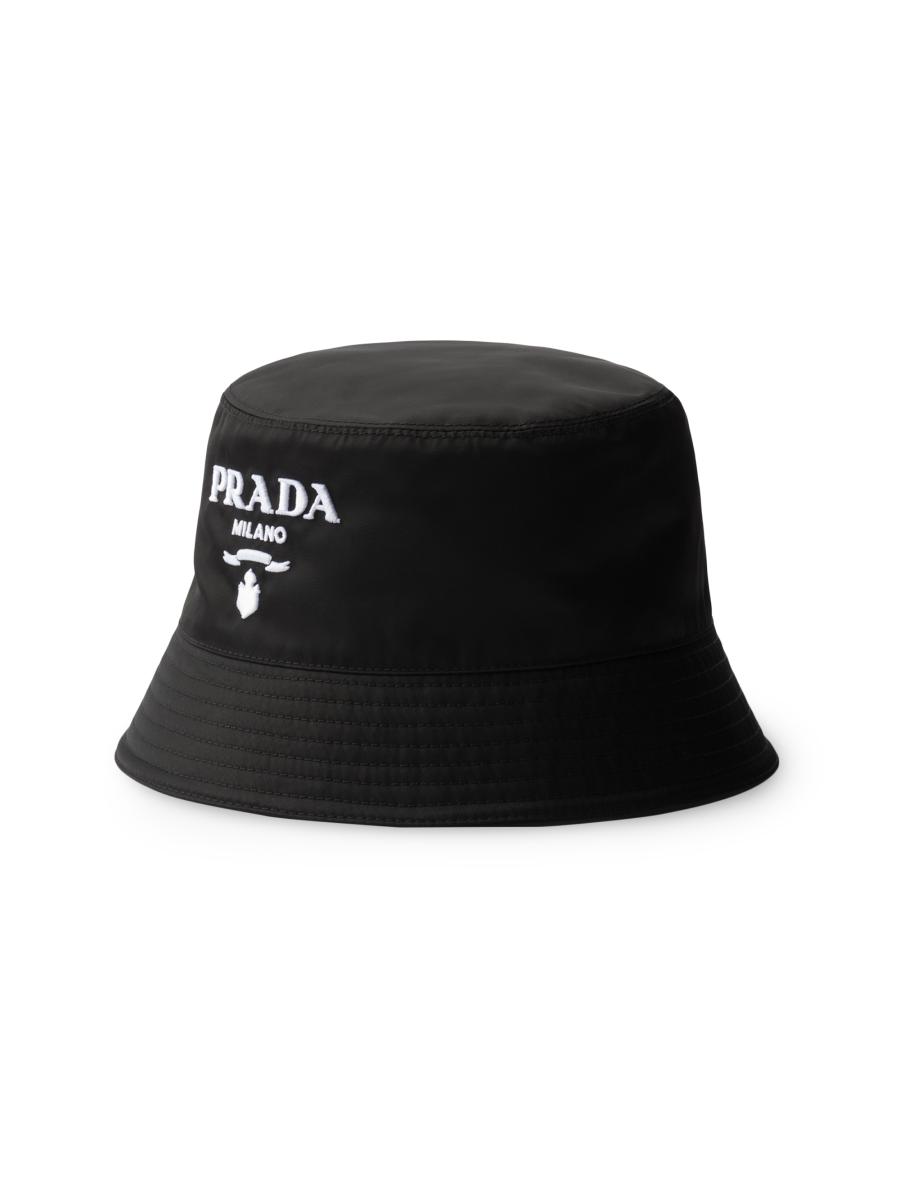 ★PRADA★ Quilted Nylon Bucket Hat Black 1HC3252DV4F0002 1HC Quilted Re-Nylon bucket hat in black - Prada | Mytheresa