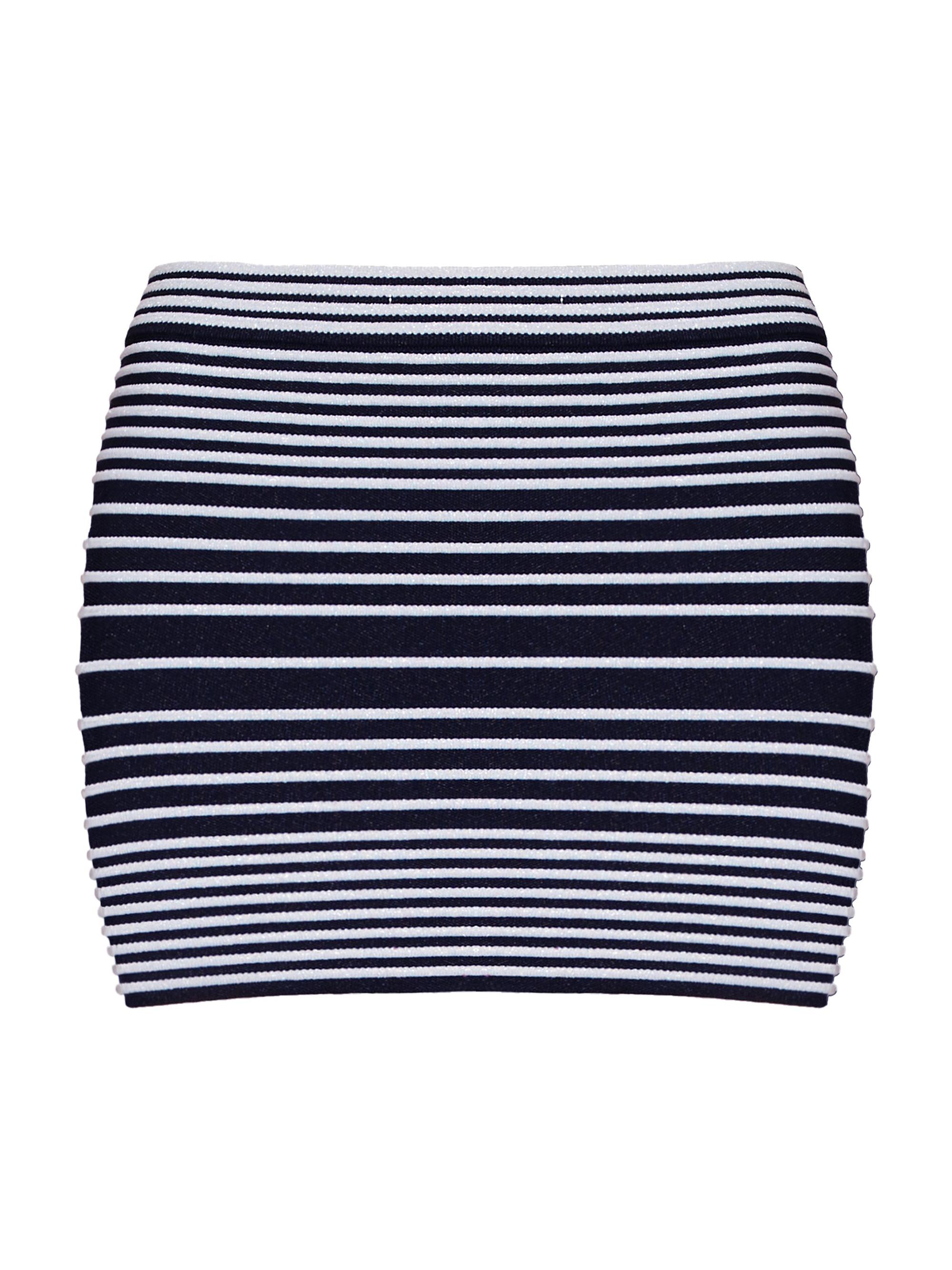 Retrofête Women's Minette Skirt - Metallic Black Silver