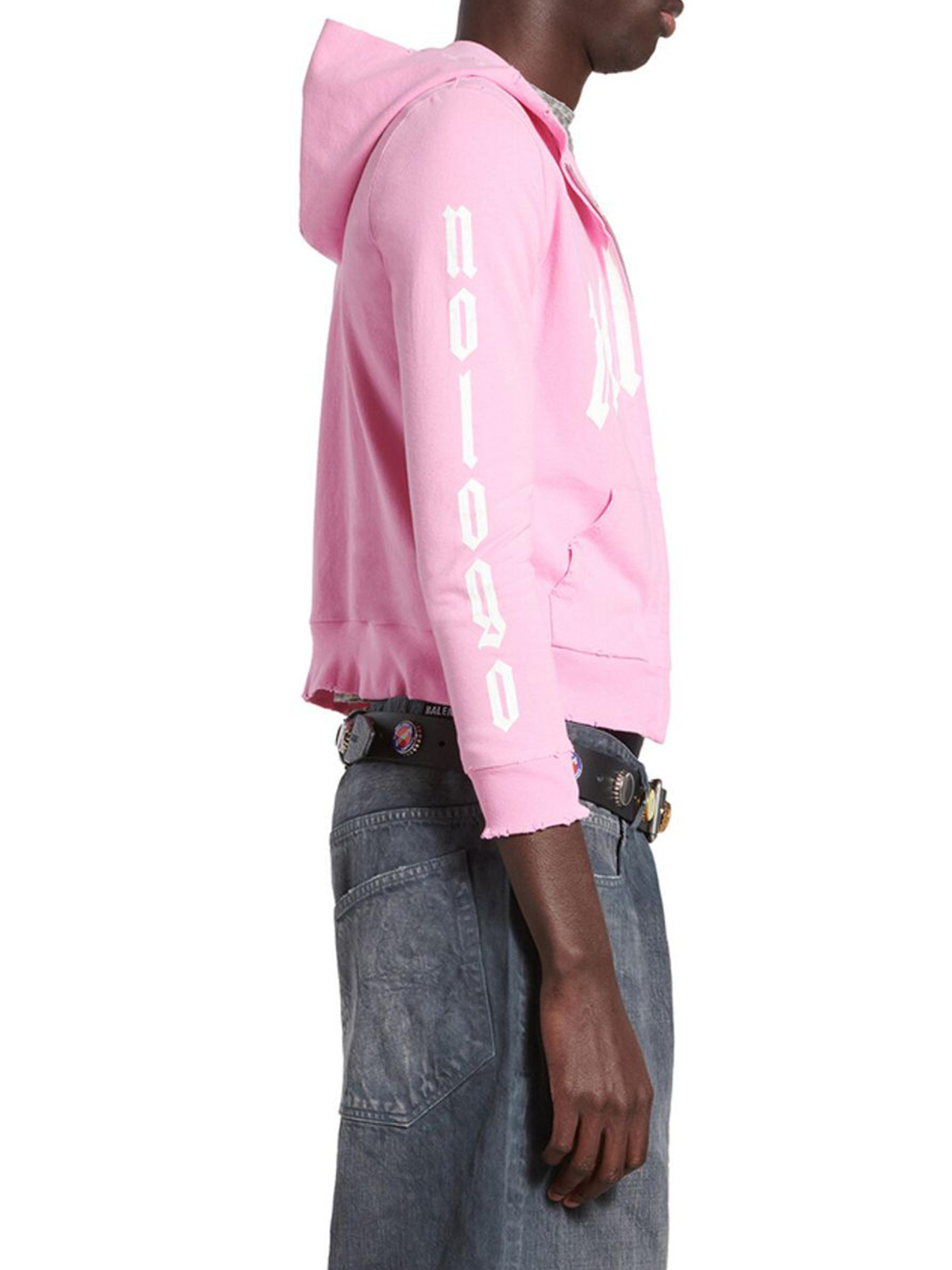 Balenciaga Nologo Zip-Up Hoodie Small Fit | Saks Fifth Avenue